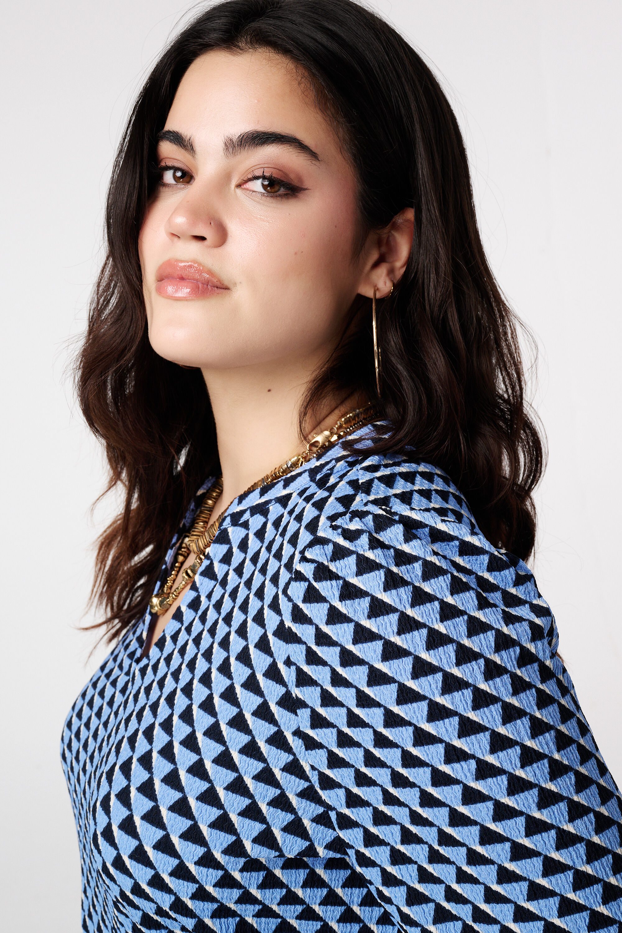 Top con estampado delicado image number 4