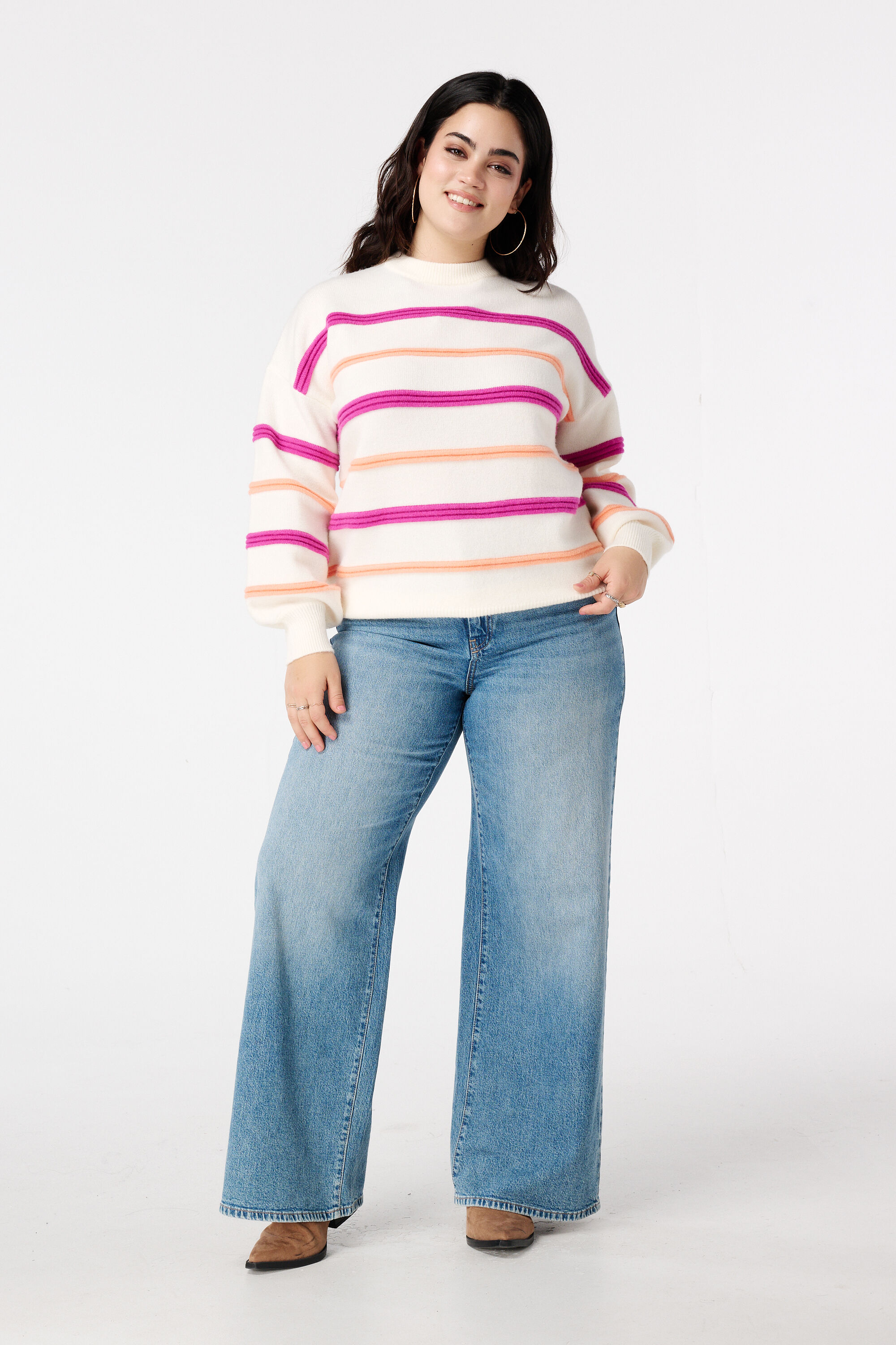 Jersey con rayas de colores image number 5