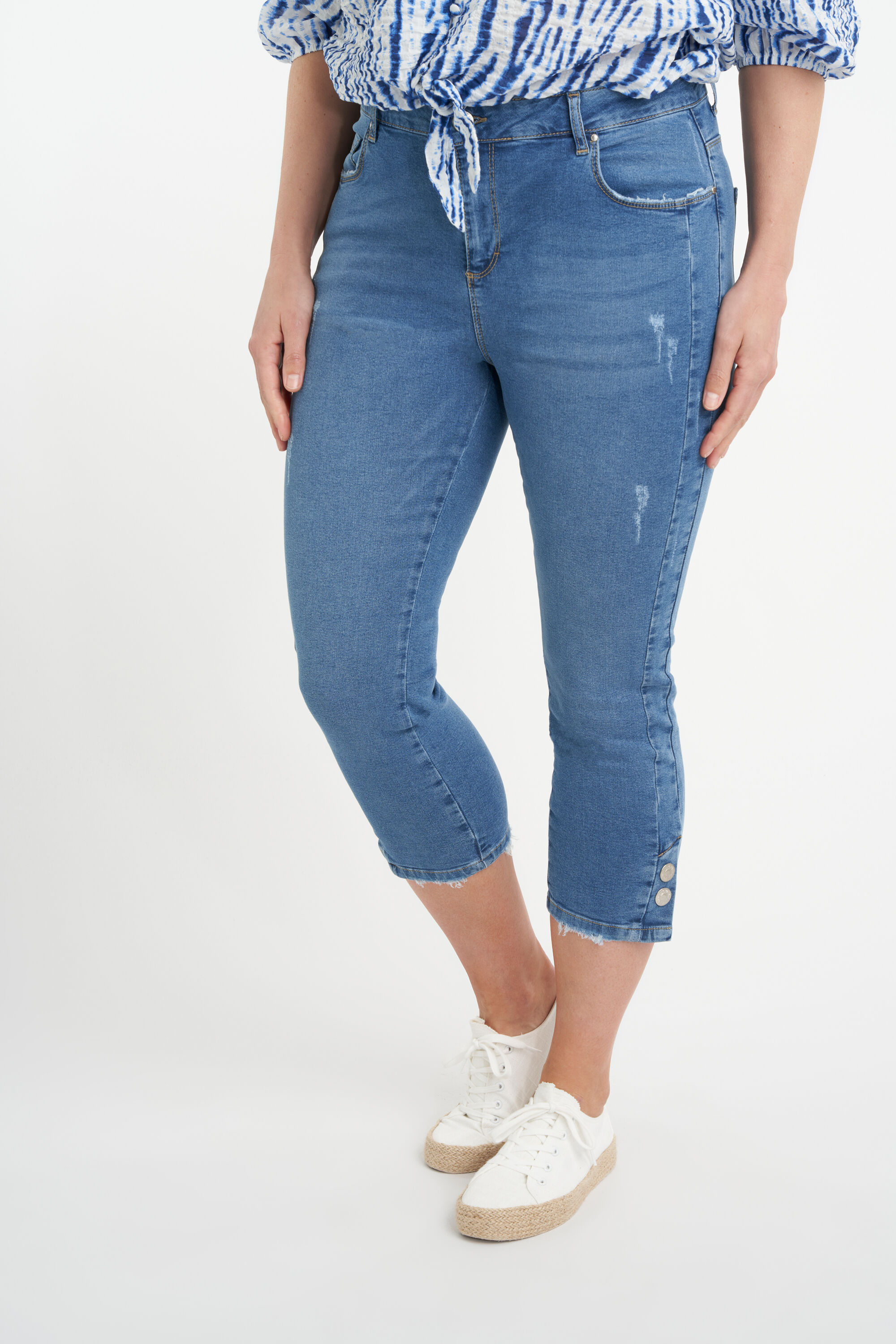 Vaqueros capri clearance