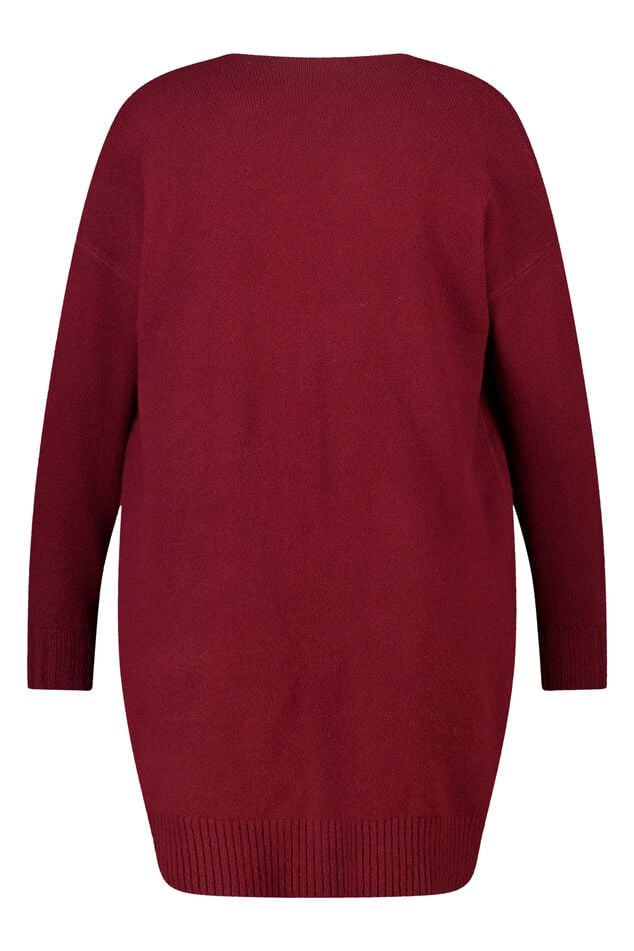 Chaqueta de punto media con bolsillos image number 2