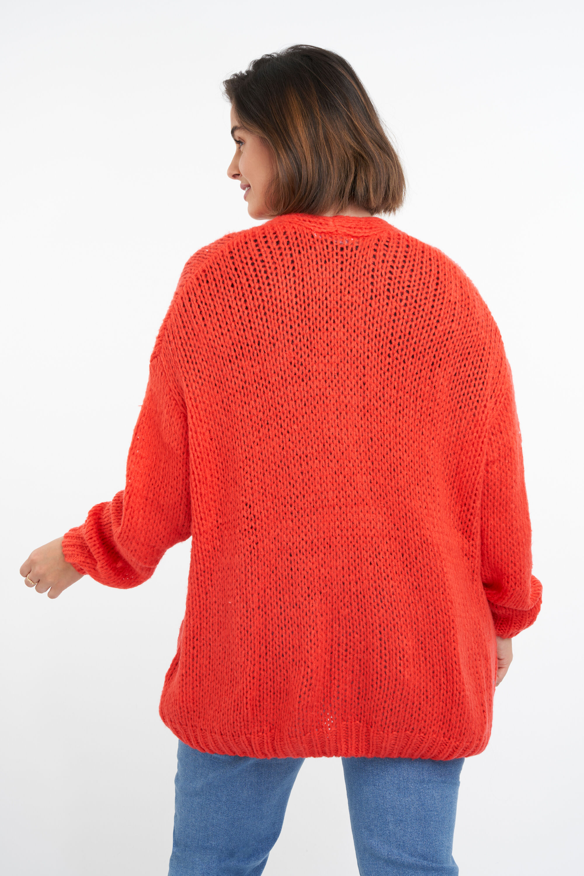 C&aacute;rdigan de punto grueso image number 3