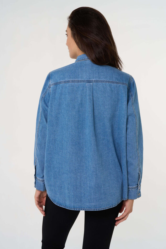 Blusa denim image number 4