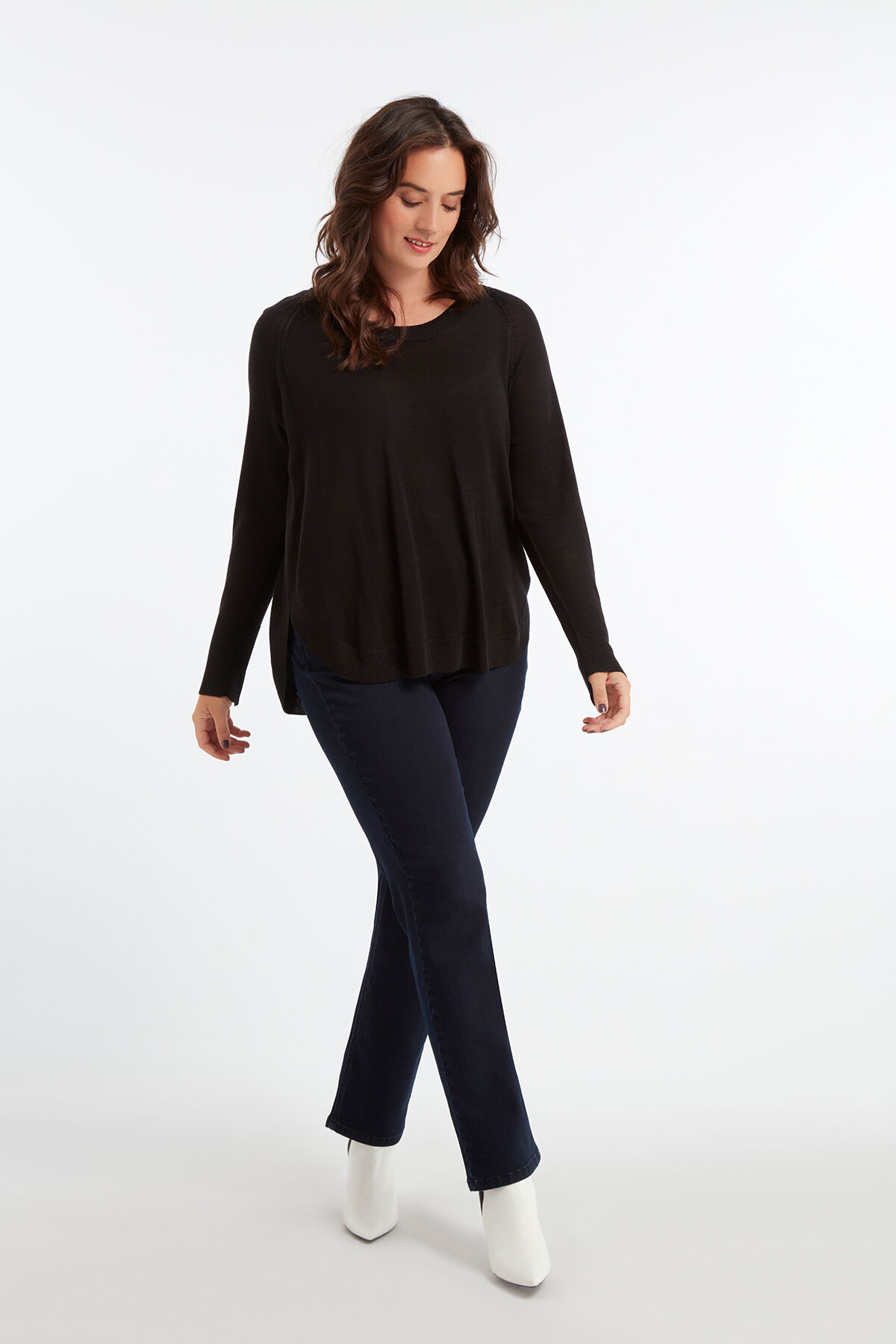 Jersey con patr&oacute;n estriado fino image number 3