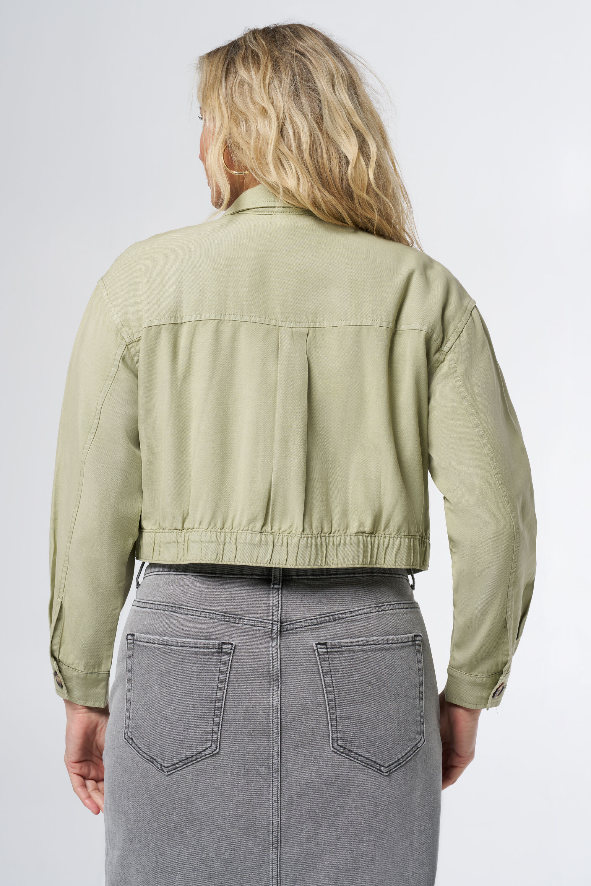 Chaqueta cargo de corte holgado image number 3