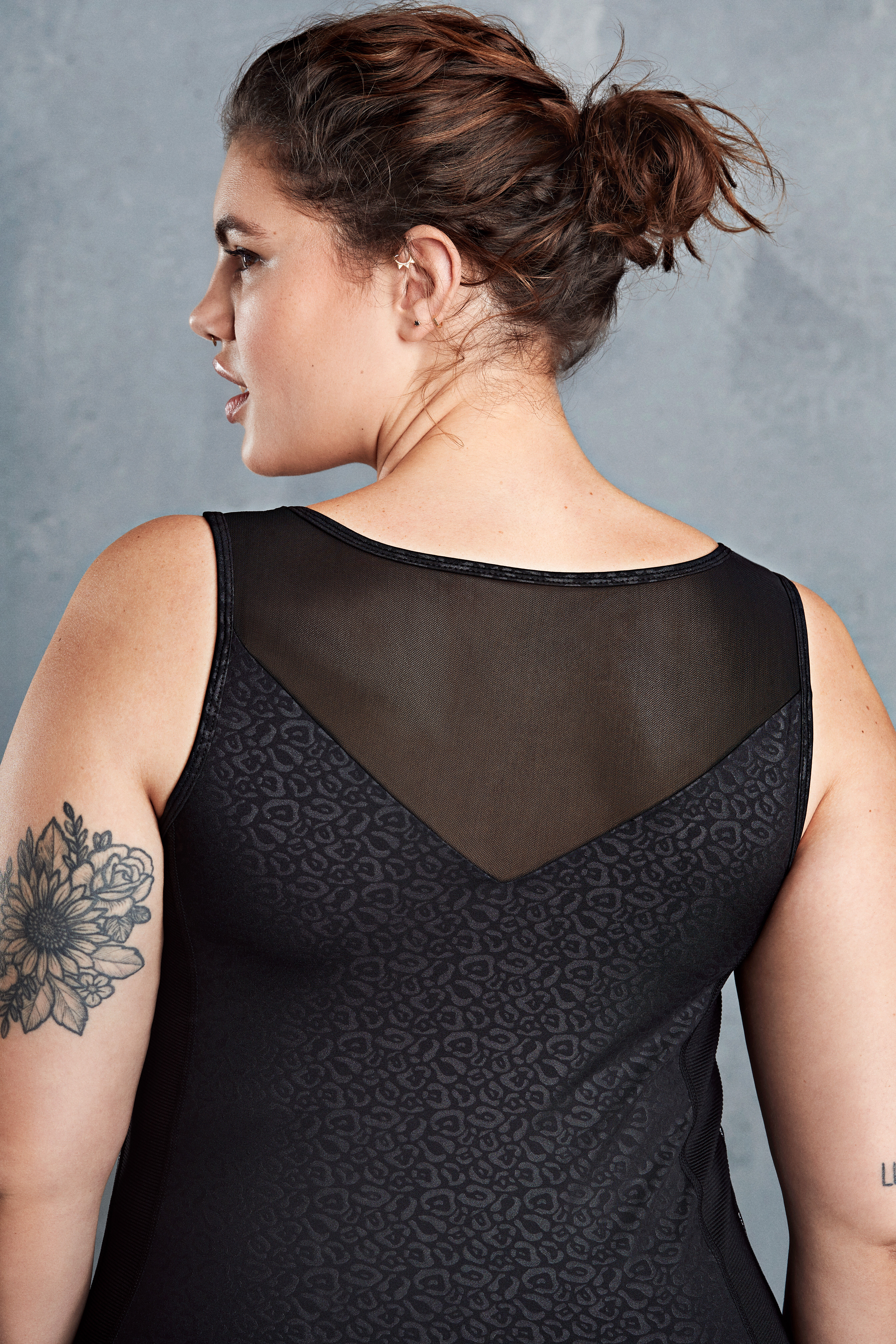 Camiseta sin mangas con ribeteado  image number 3