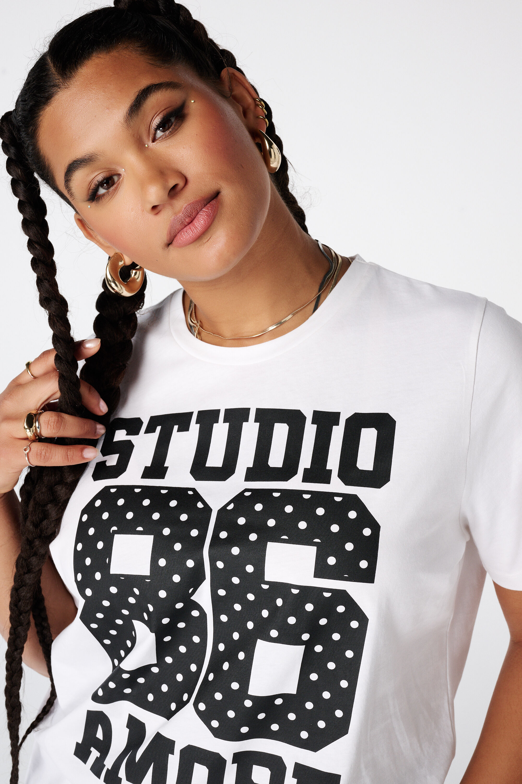 Camiseta informal con estampado image number 4