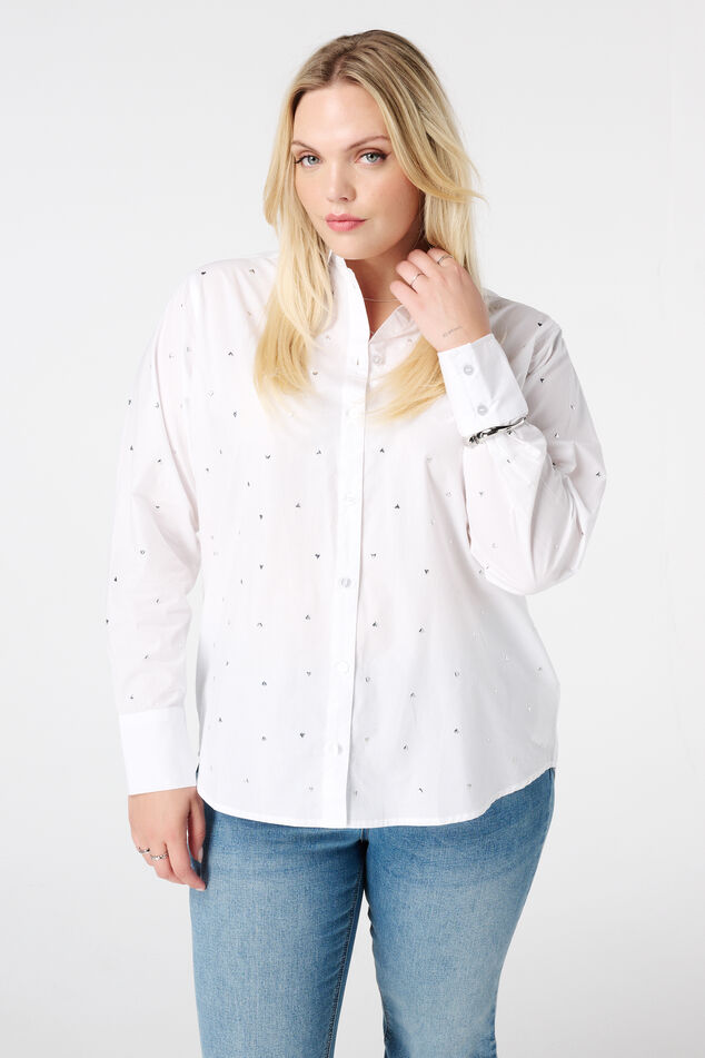 Blusa con tachuelas image number 0