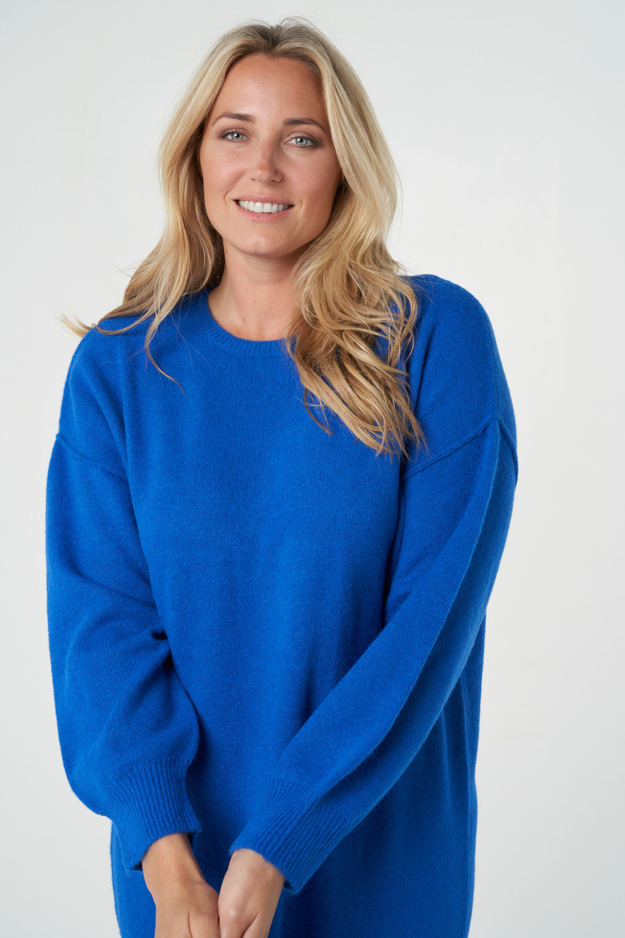 Vestido midi de punto fino image number 0