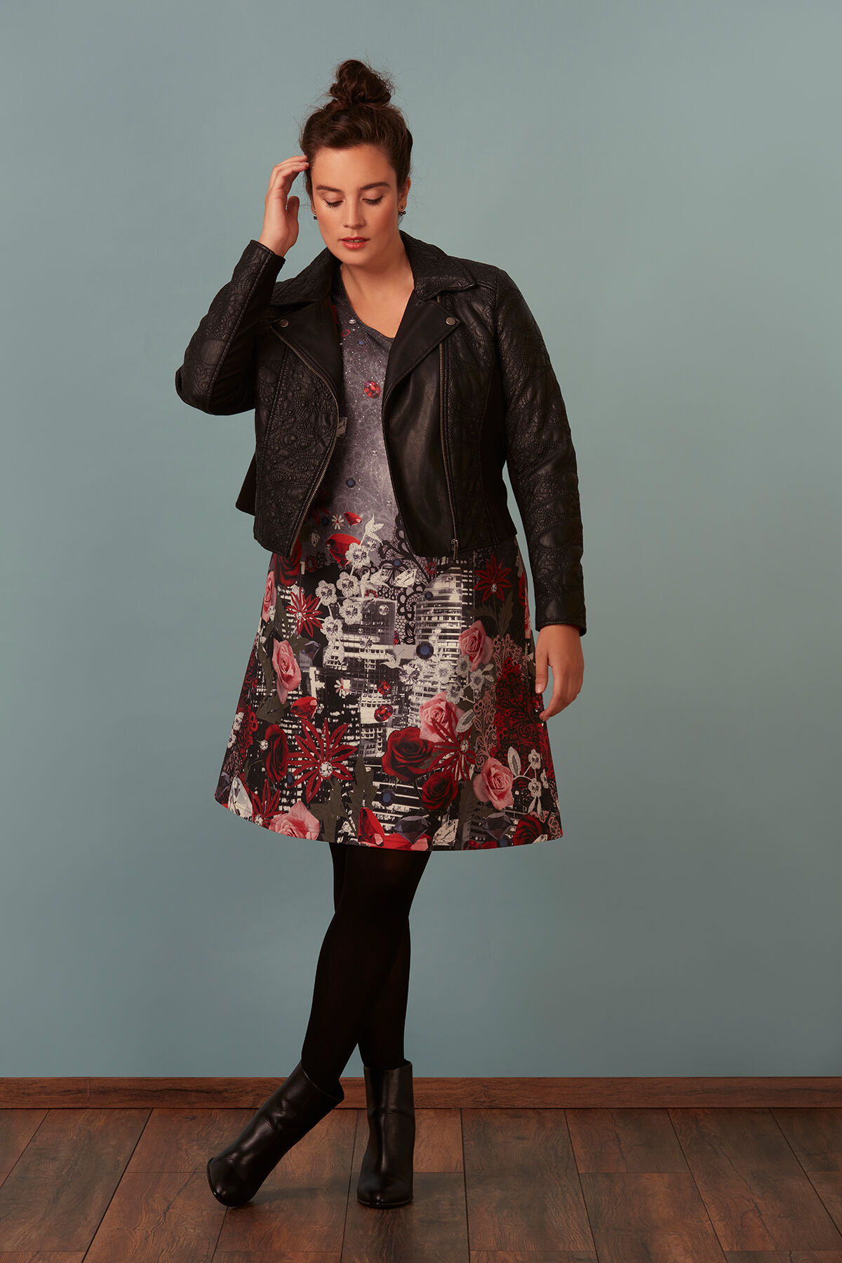 Vestido con estampado image number 3