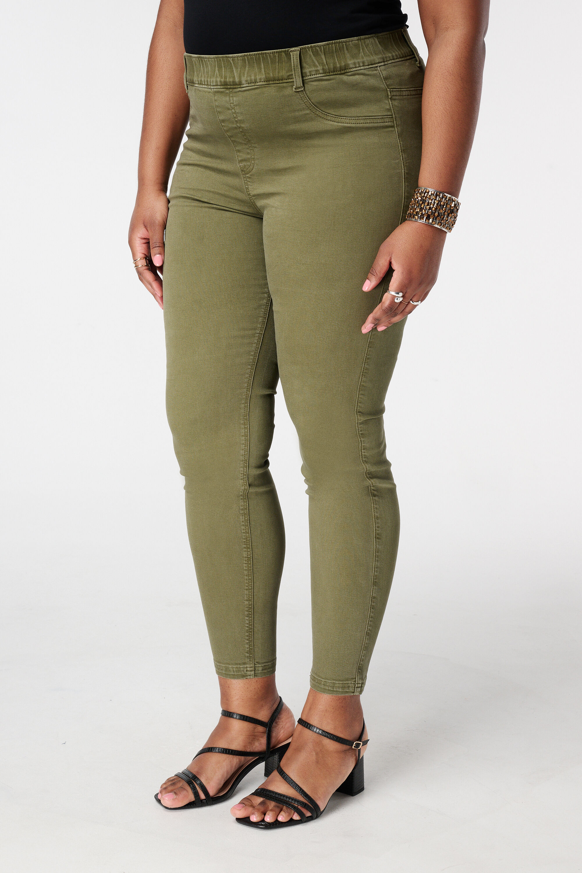 Tregging con aspecto de vaqueros image number 5