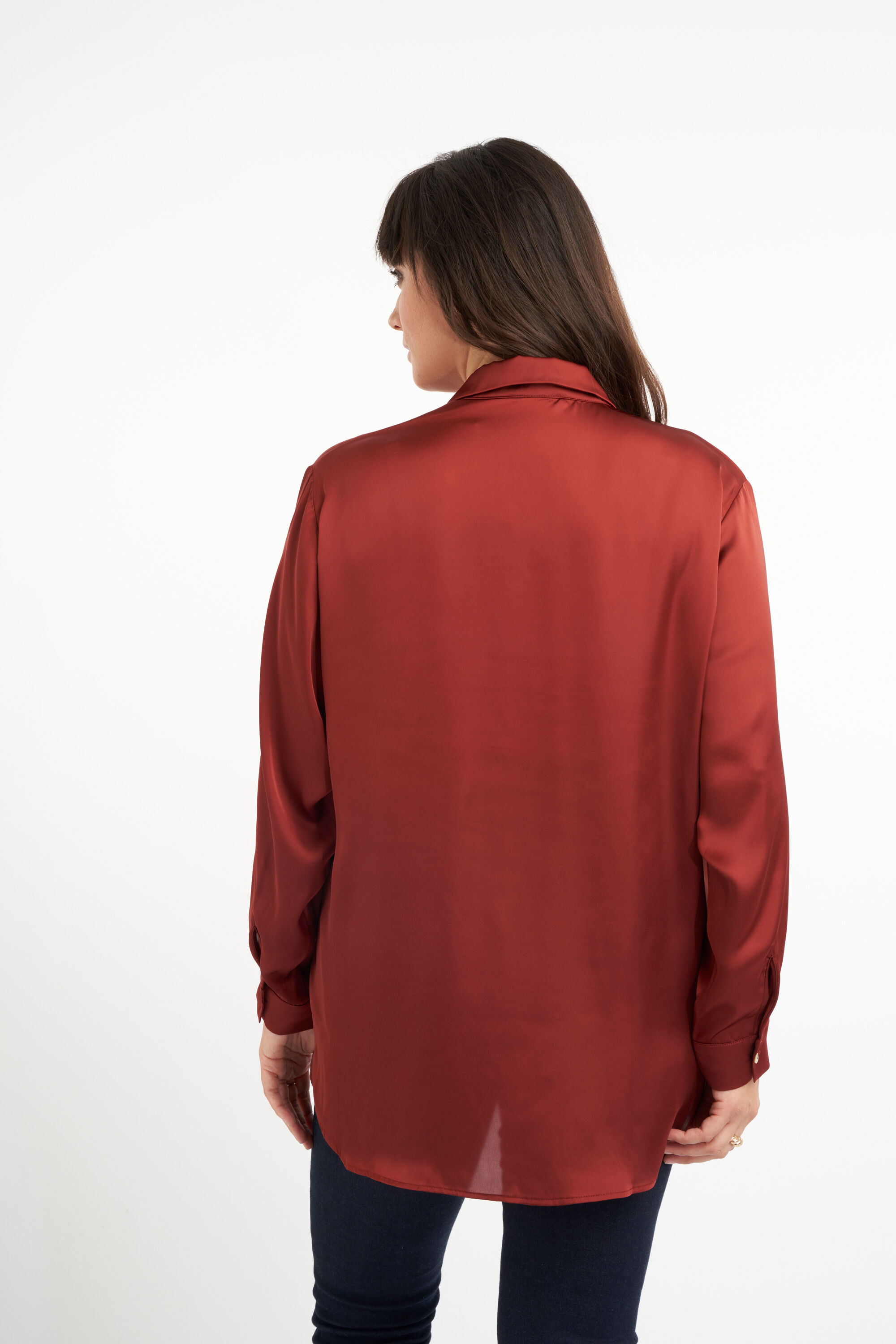 Blusa de sat&eacute;n  image number 3