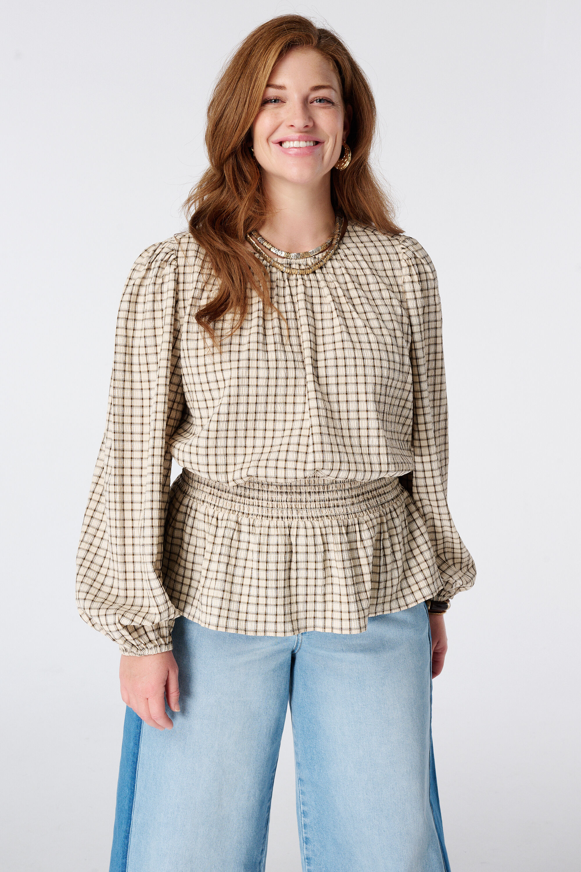 Blusa de cuadros