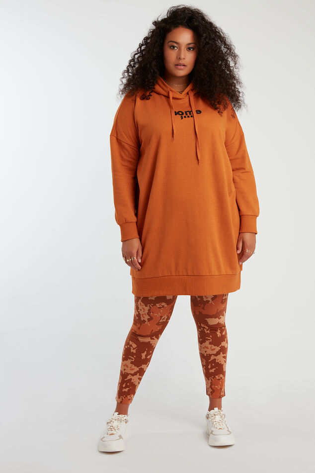 Vestido tipo jersey con capucha image number 3