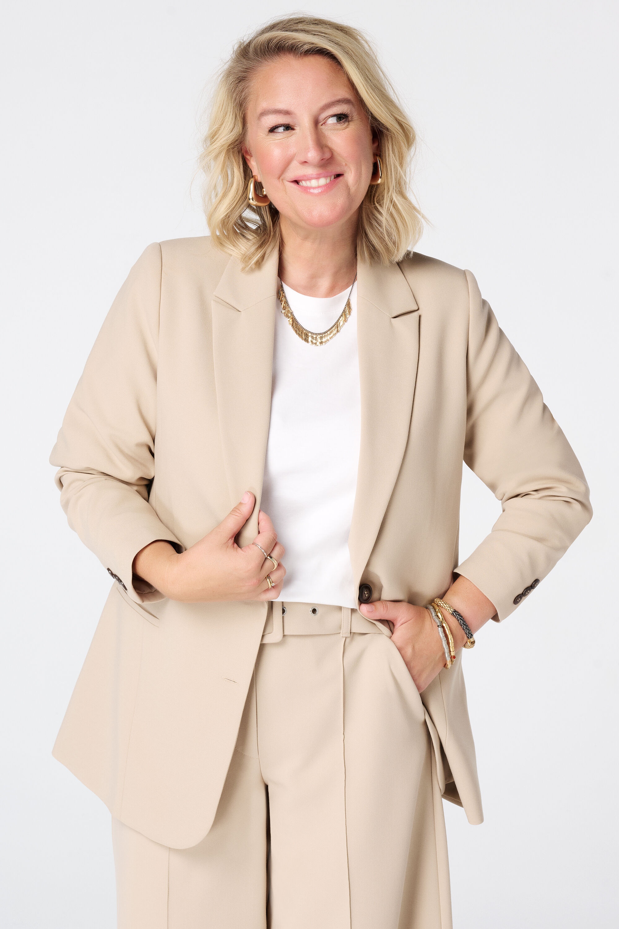Double breasted blazer
