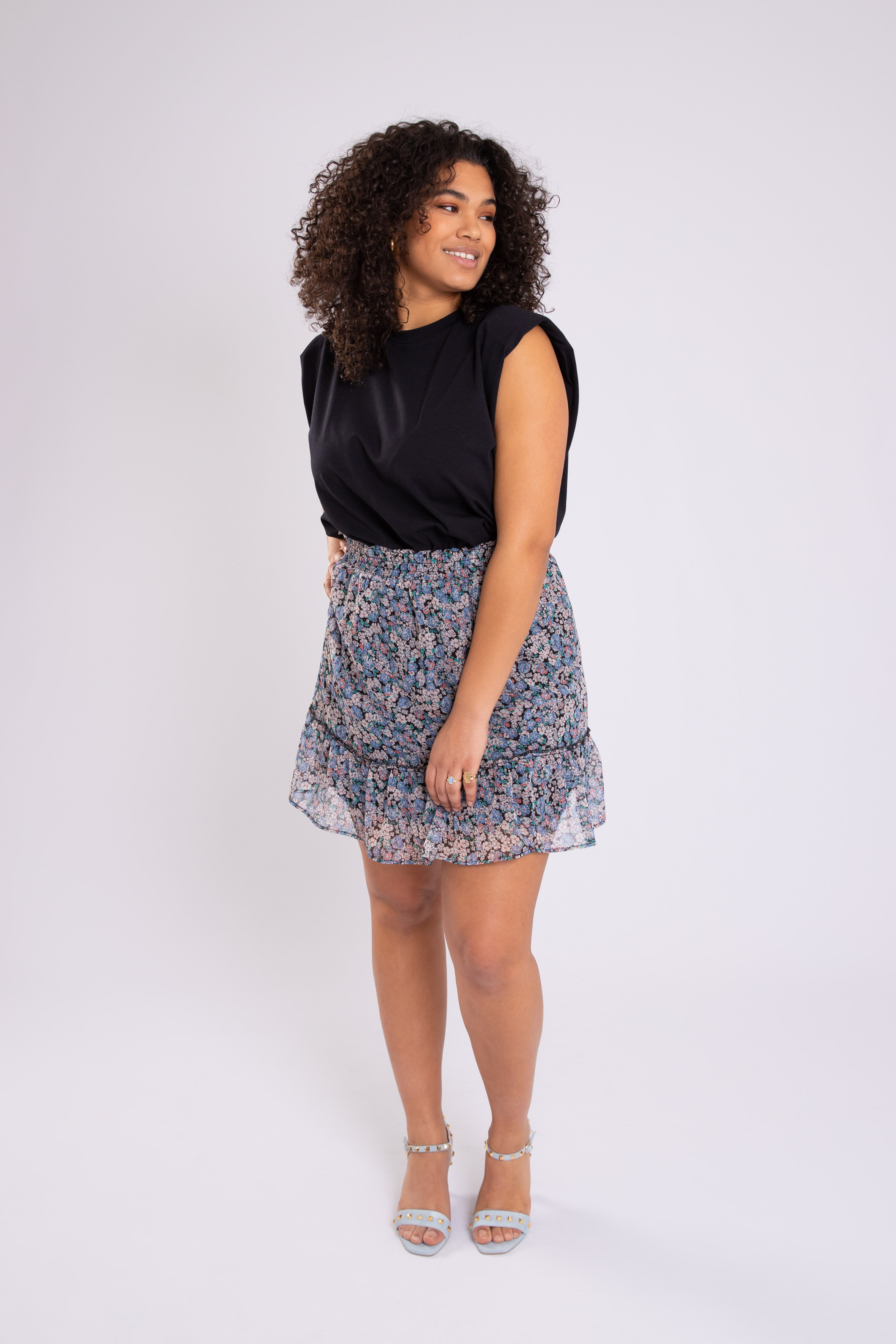 Falda con estampado image number 7