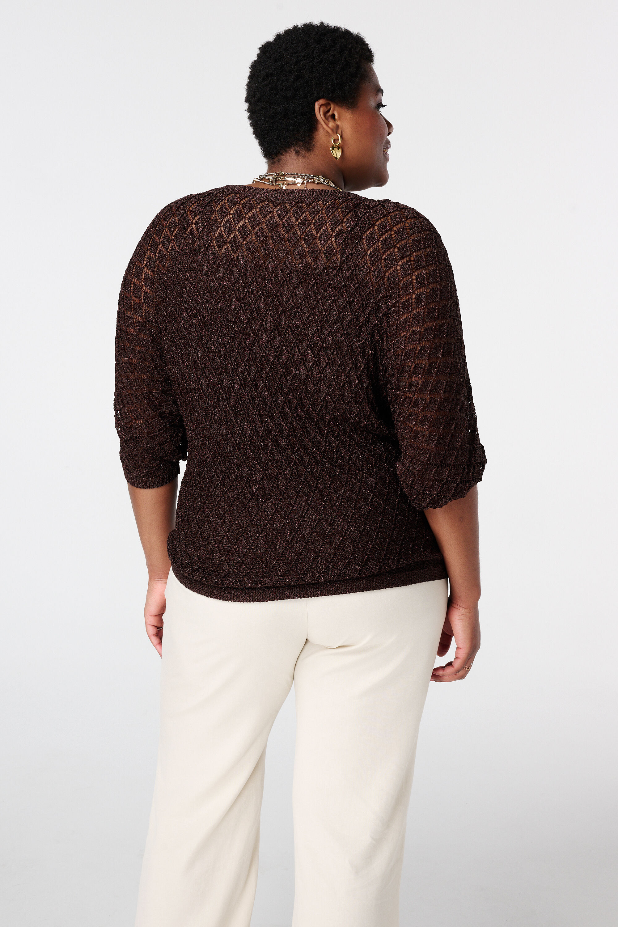 Jersey de ganchillo con l&uacute;rex image number 3