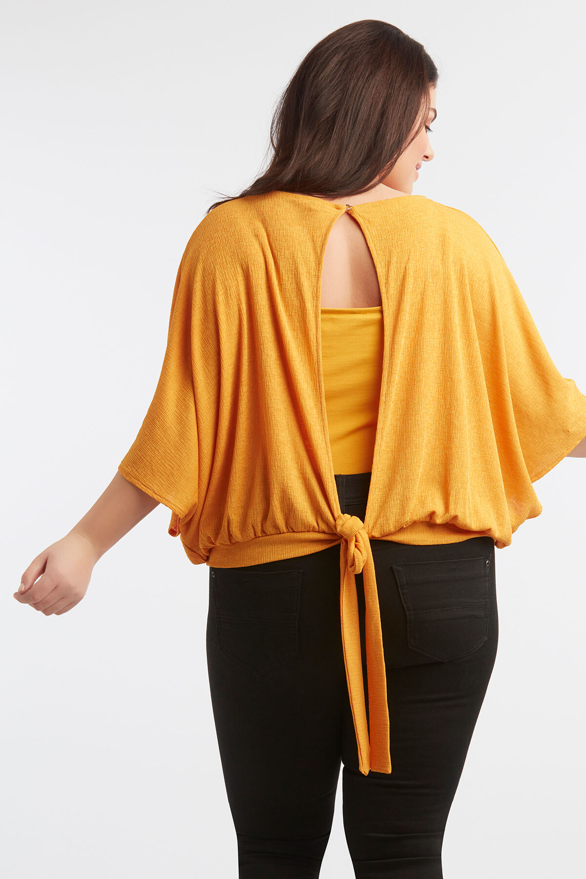 Top con manga acampanada image number 5