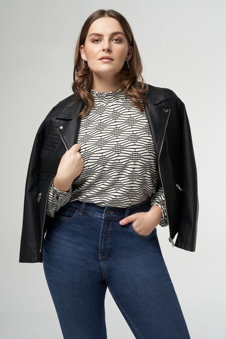 Chaqueta de cuero sintético  Chaqueta de cuero sintético