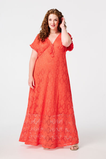 Maxivestido de ganchillo Maxivestido de ganchillo