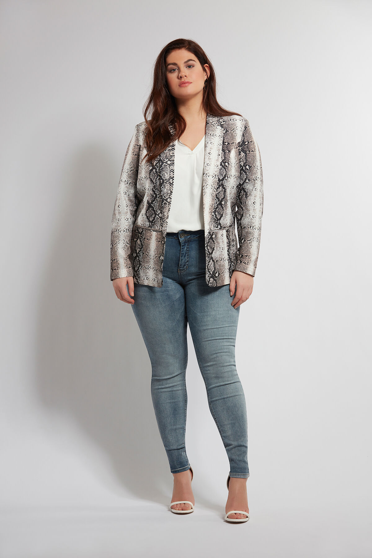 Blusa de color liso  image number 3