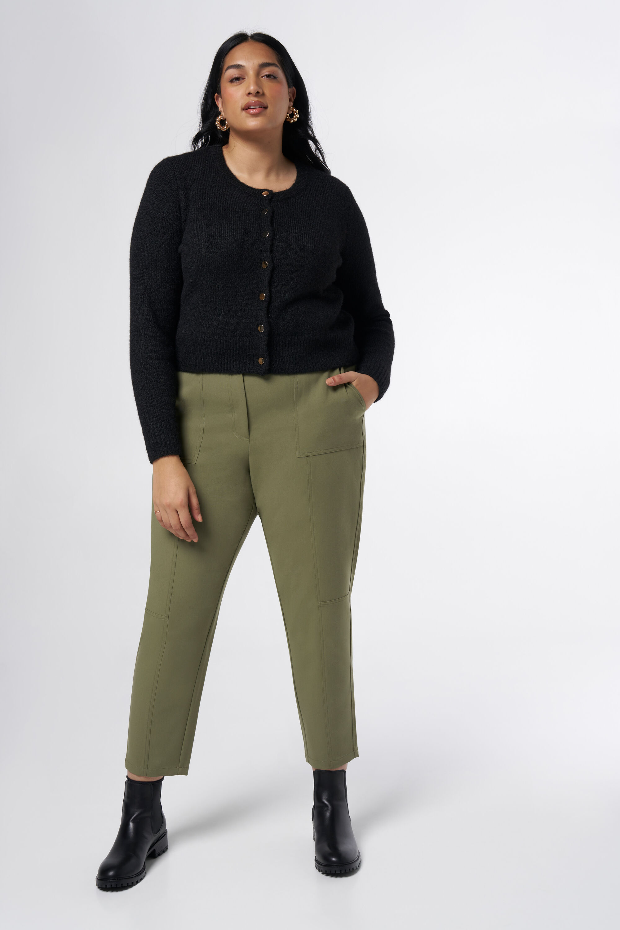 C&aacute;rdigan de punto con botones image number 5