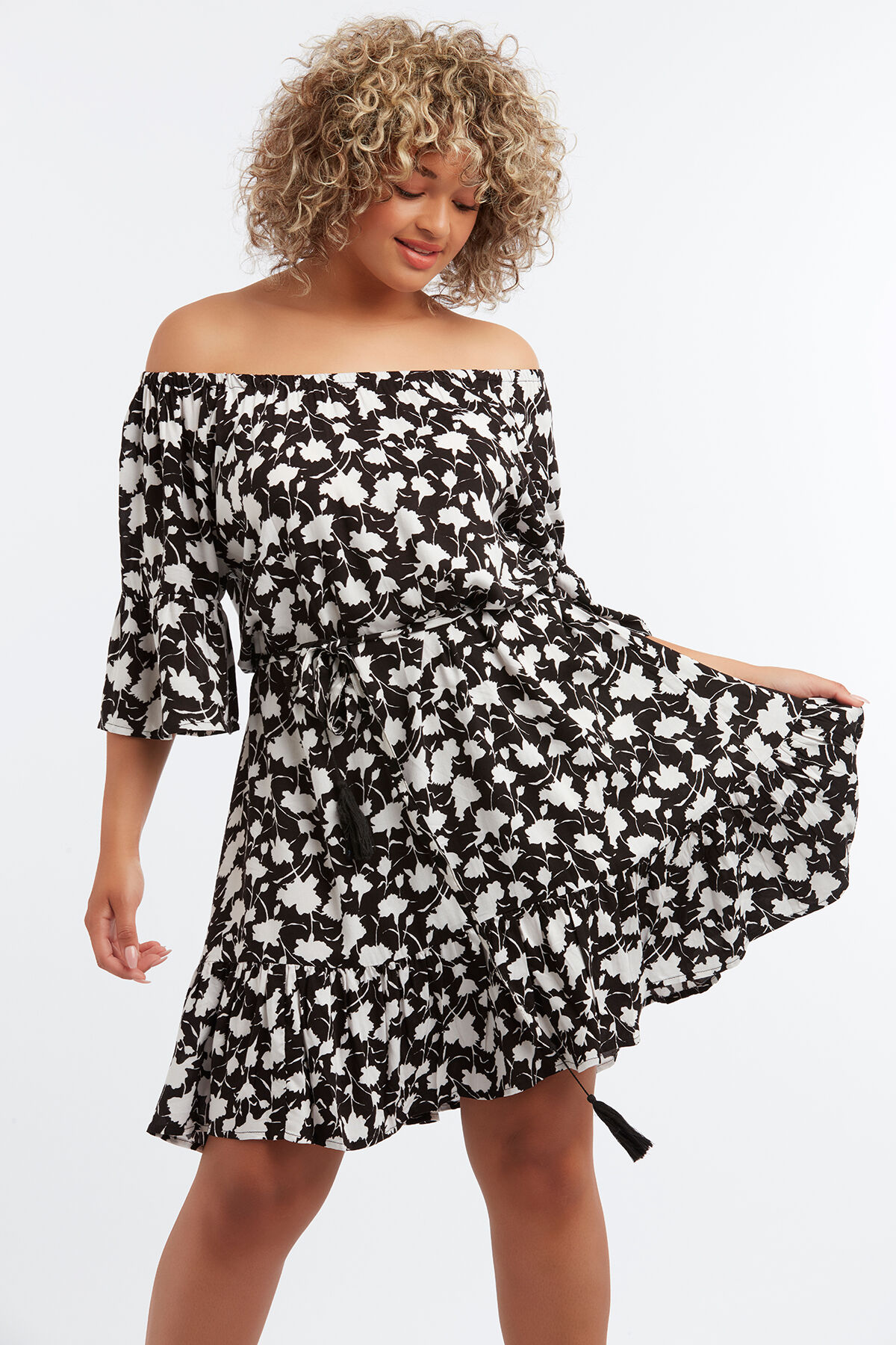 Vestido de estampado floral image number 3