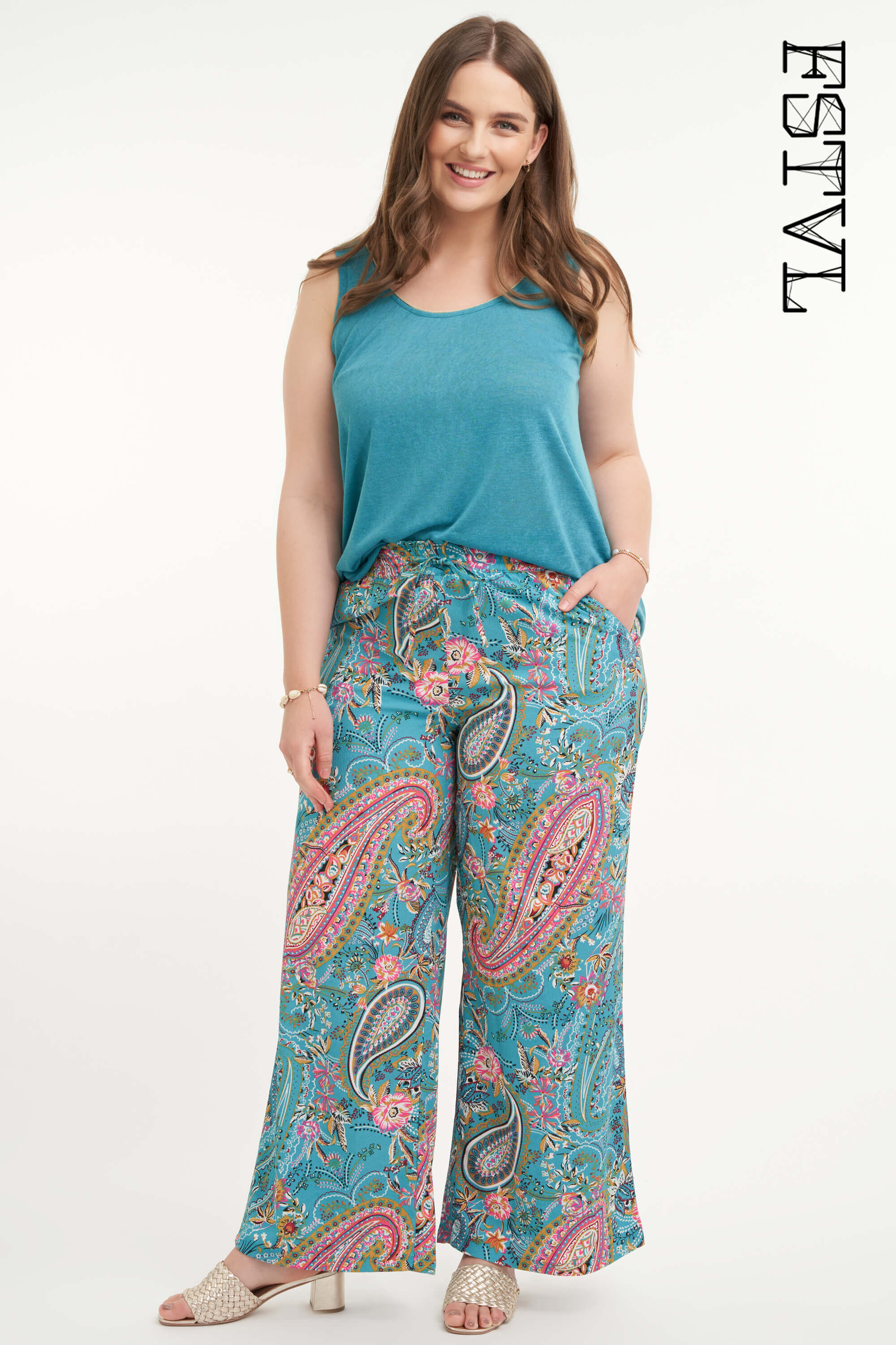 Palazzo estampado image number 0