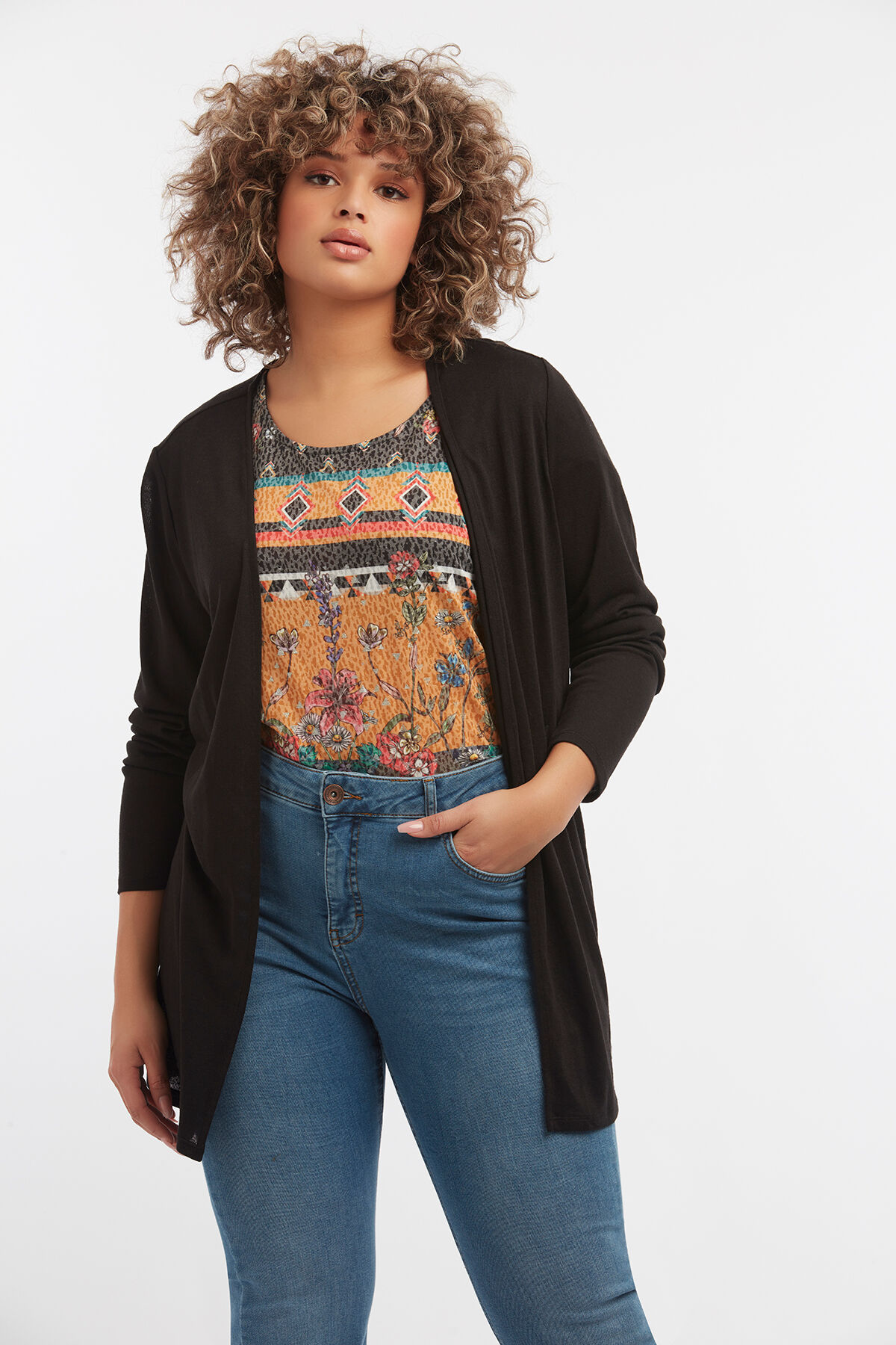 Camiseta con panel estampado image number 4