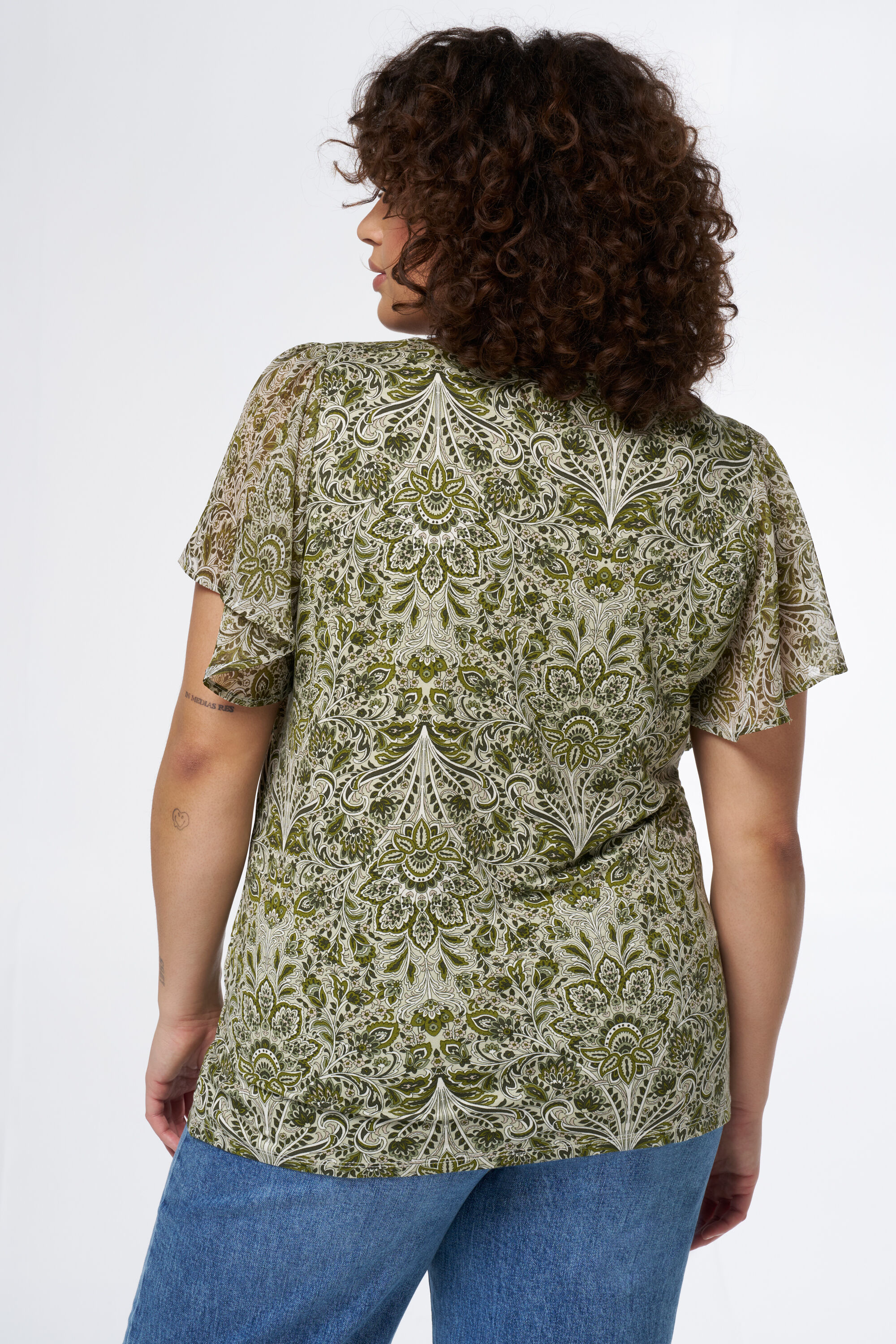 Top con estampado floral image number 3