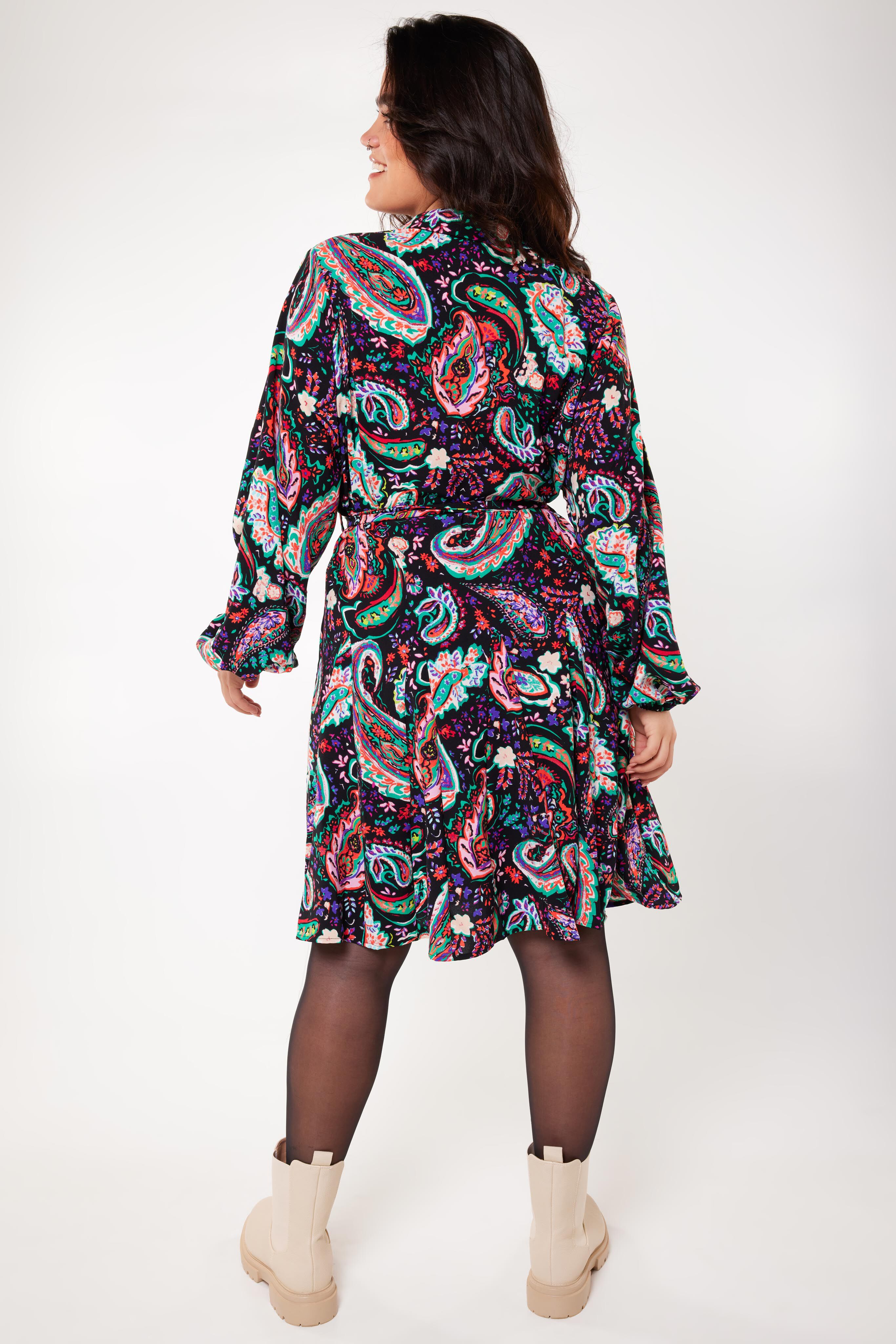 Vestido blusa con estampado image number 4