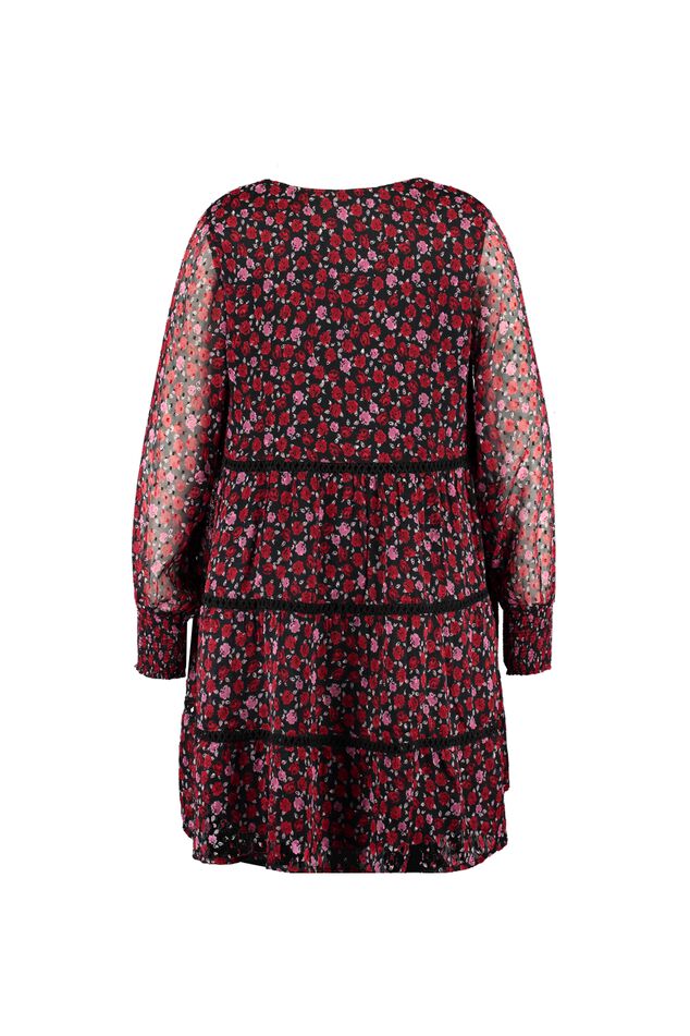 Vestido de flores con detalles fruncidos   image number 2