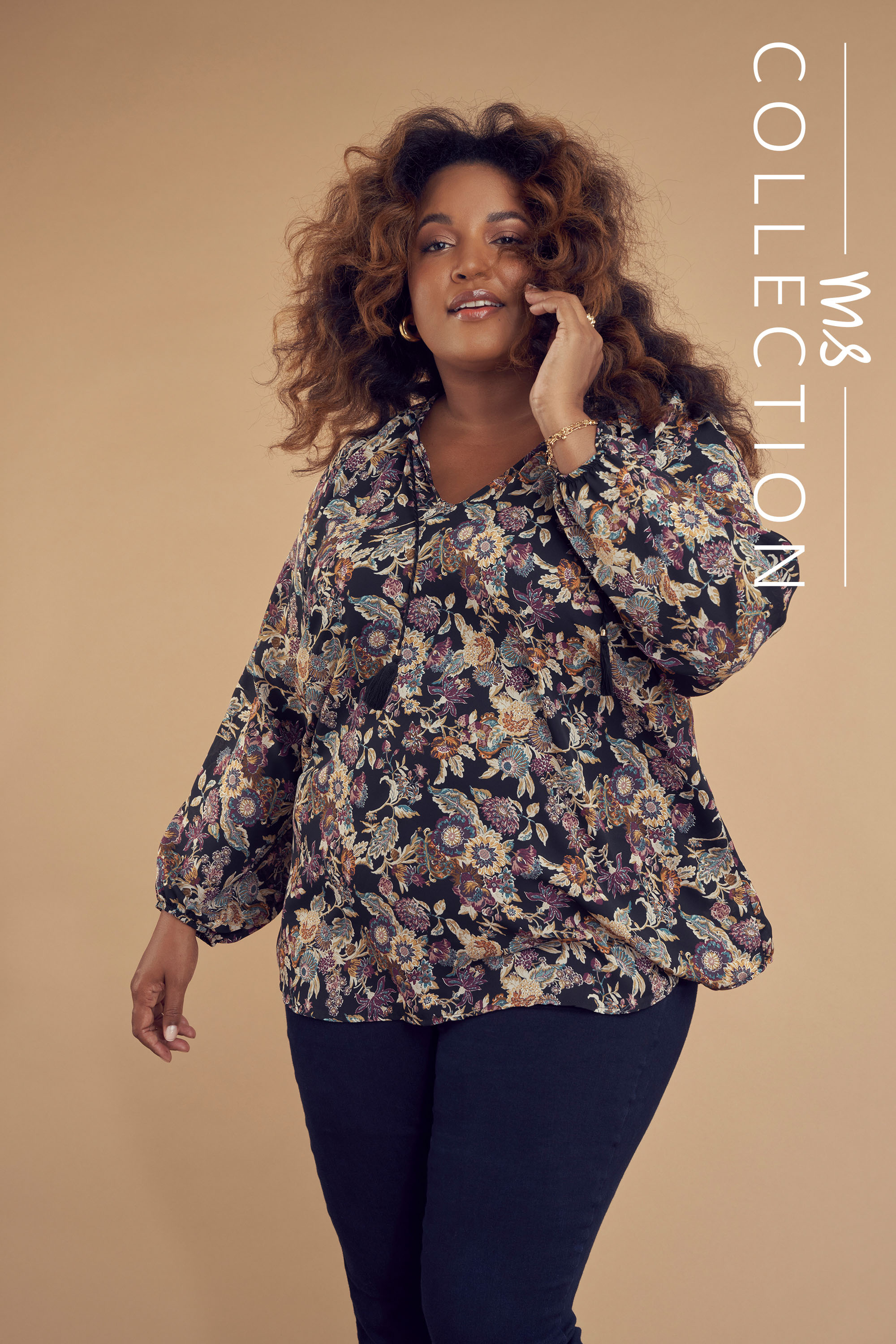 5} Blusa con estampado | Official MS Mode® online store