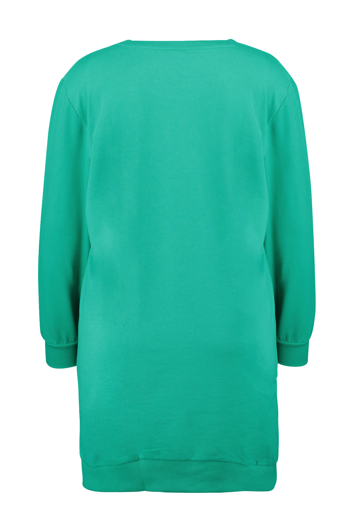 Suéter largo con diseño impreso image number 2