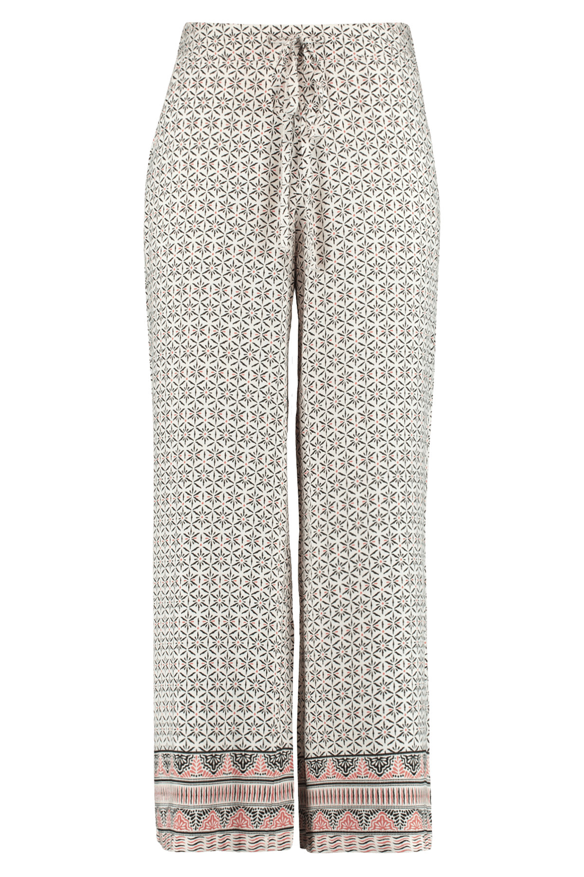 Pantalones anchos con estampado image number 1