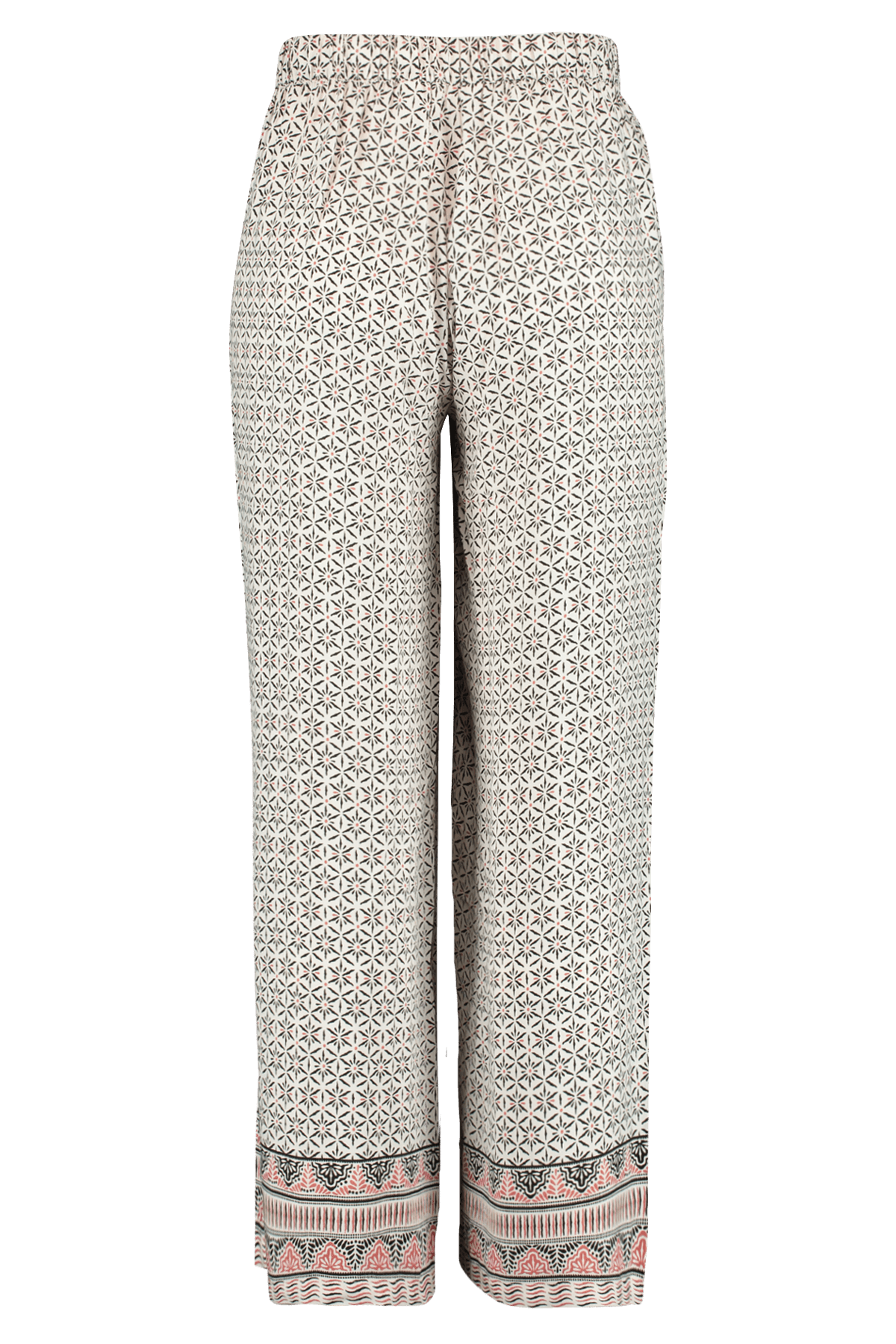 Pantalones anchos con estampado image number null