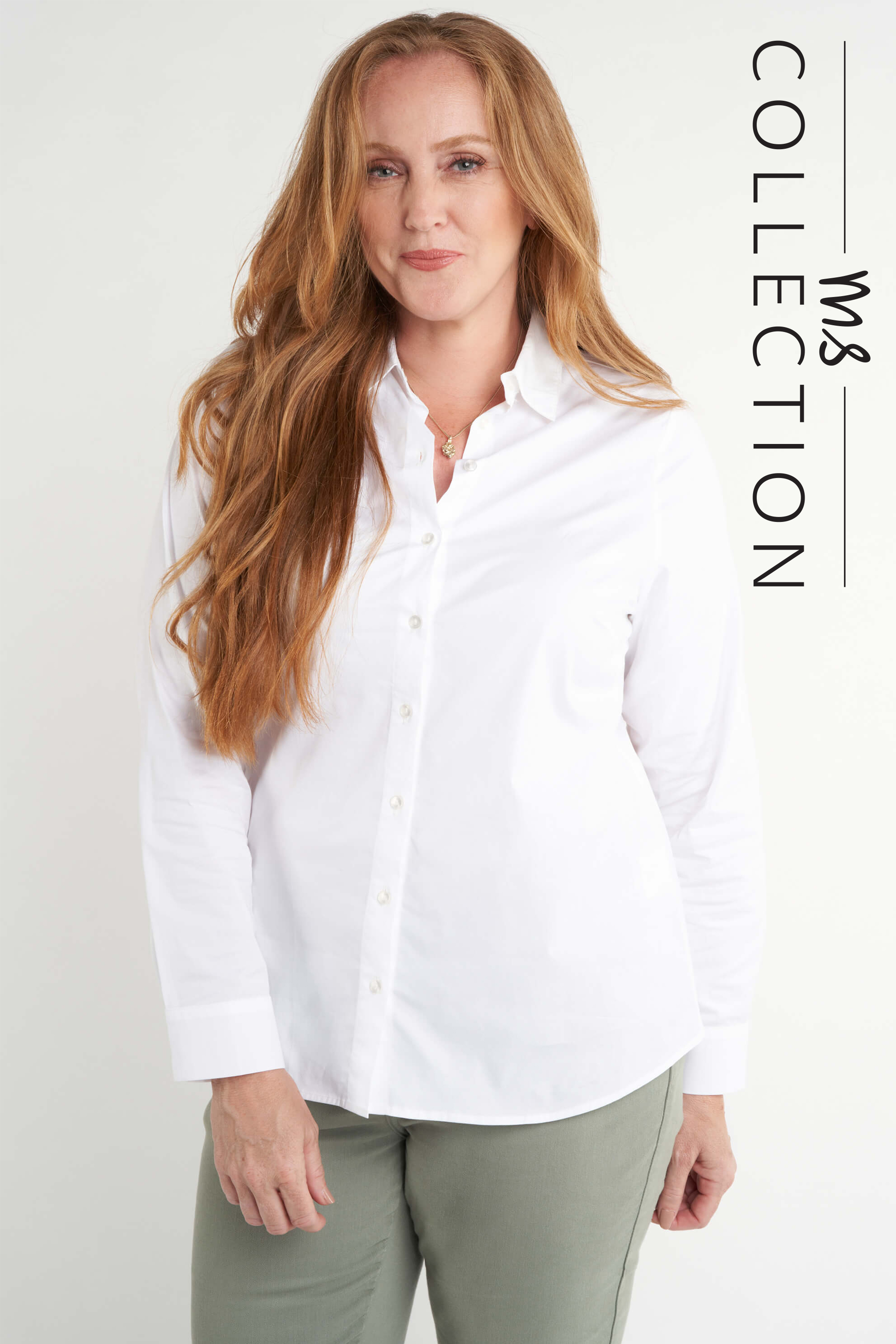 Mujeres Blusa Blanco en MS