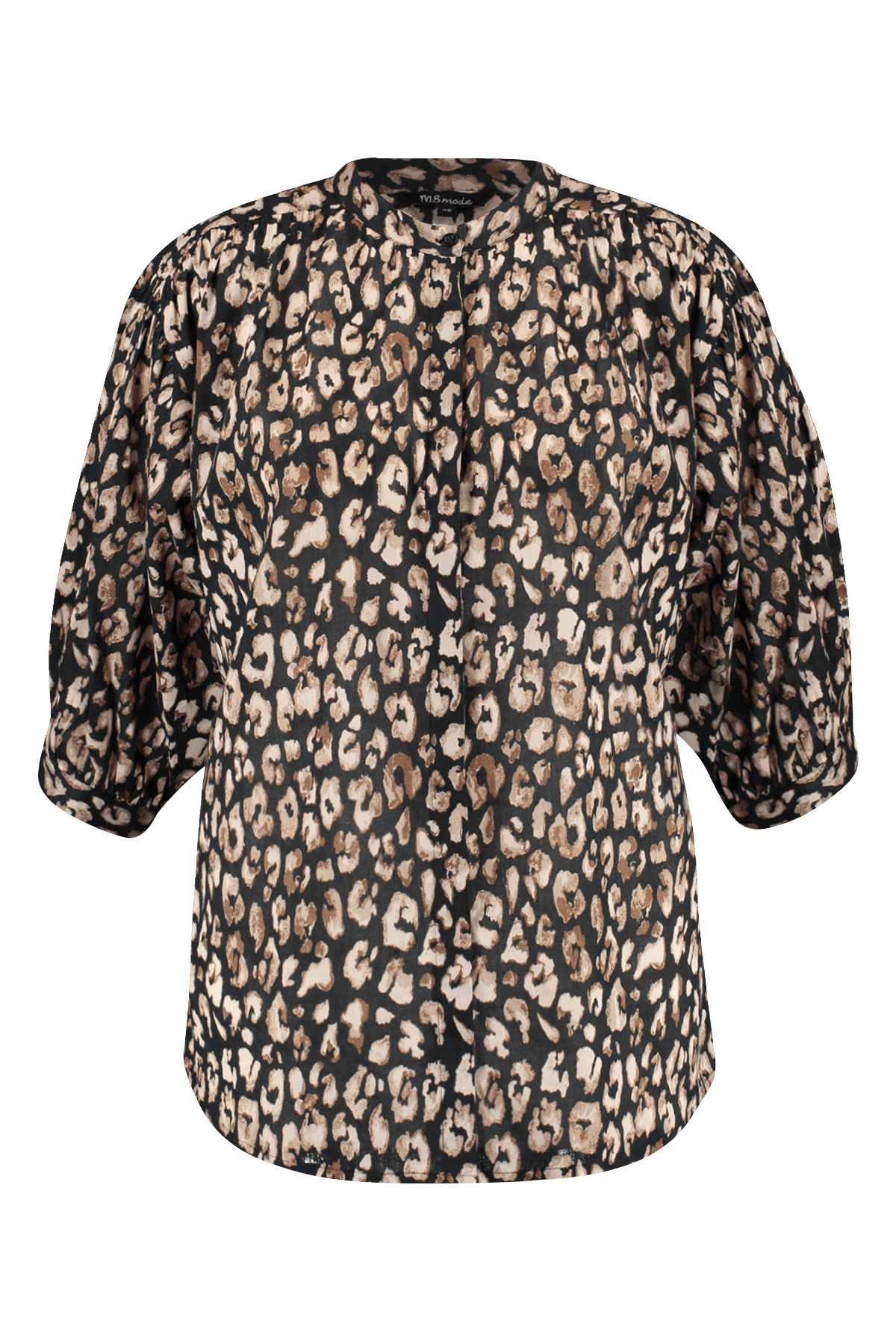 Blusa con estampado de leopardo image number null