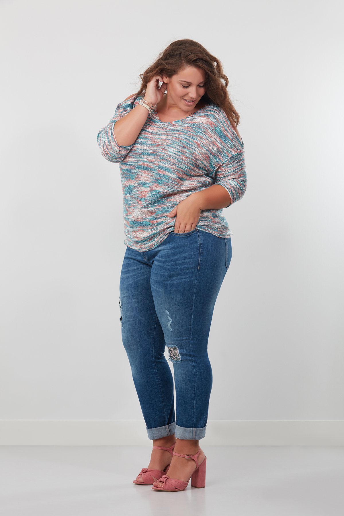 {5} Jersey con hombros descubiertos Official MS Mode® online store