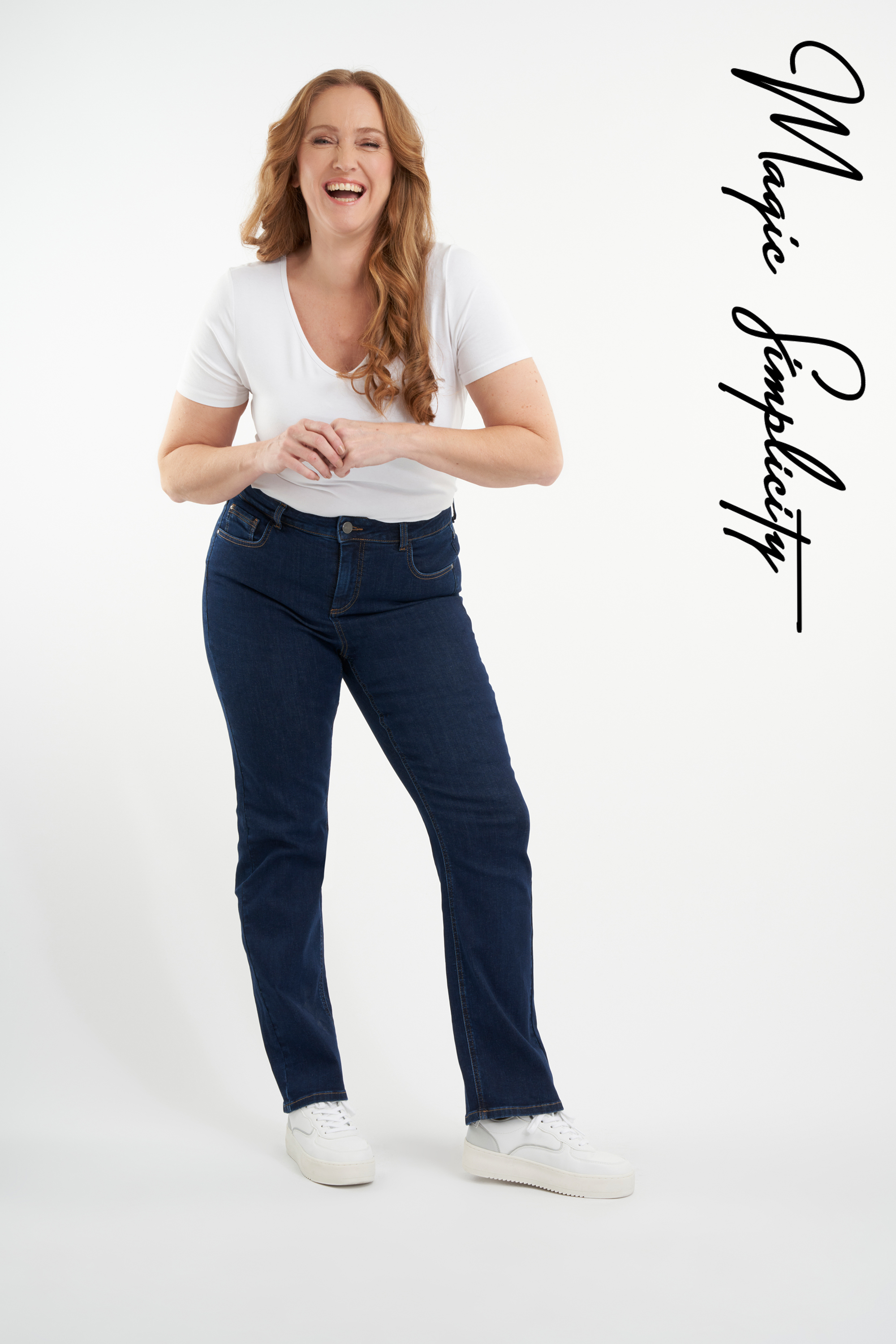 5} Los vaqueros SHAPES de corte recto Stonewash Denim | Official MS Mode®  online store