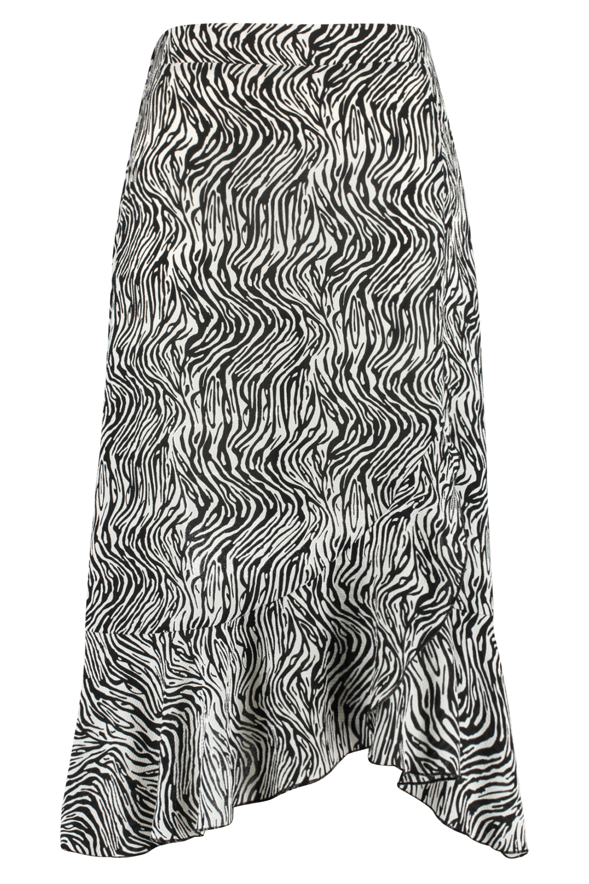 Falda midi con estampado image number 1