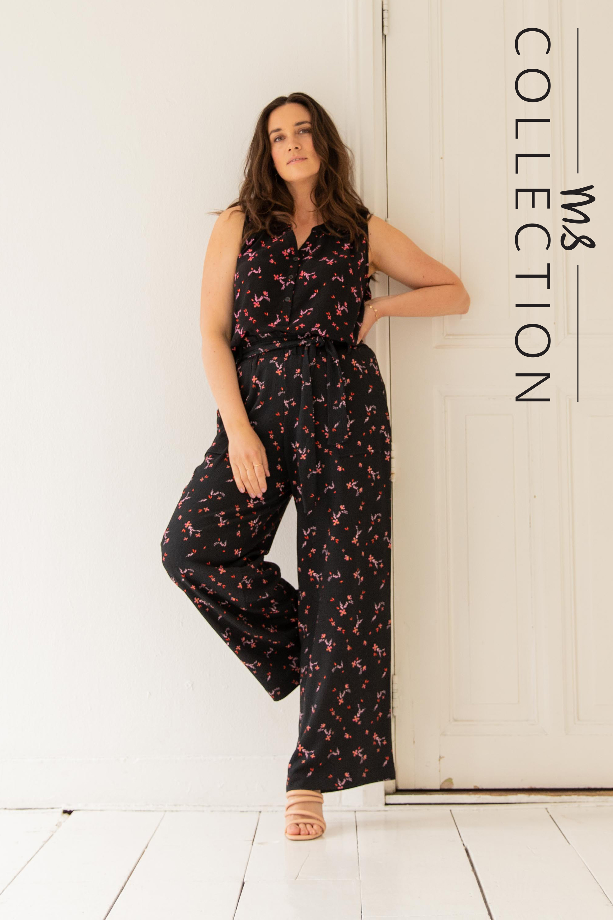 5} Pantalones anchos con un cinturón Multi Color chicle-Rojo | Official MS  Mode® online store