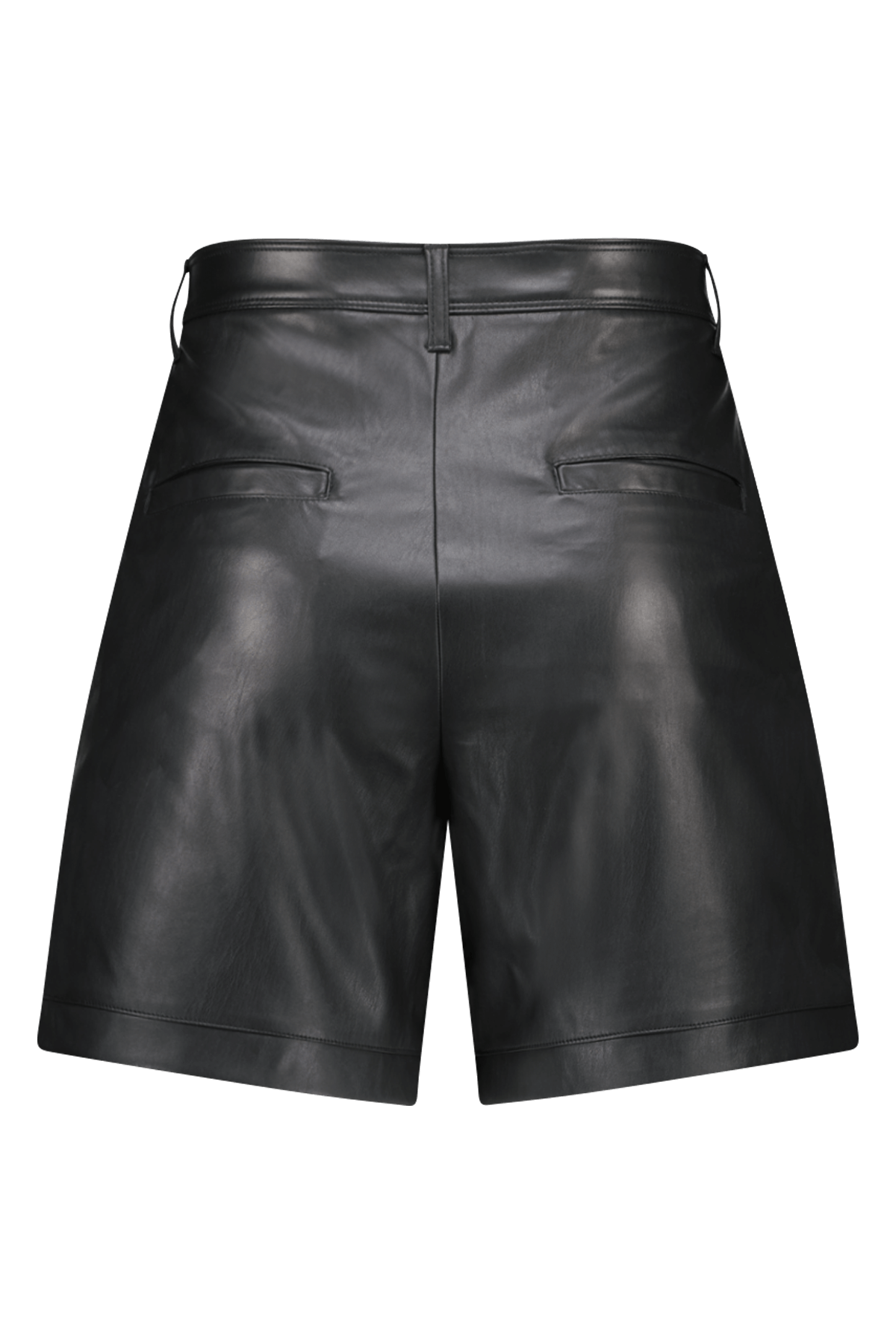 Shorts de cuero sintético image number 2