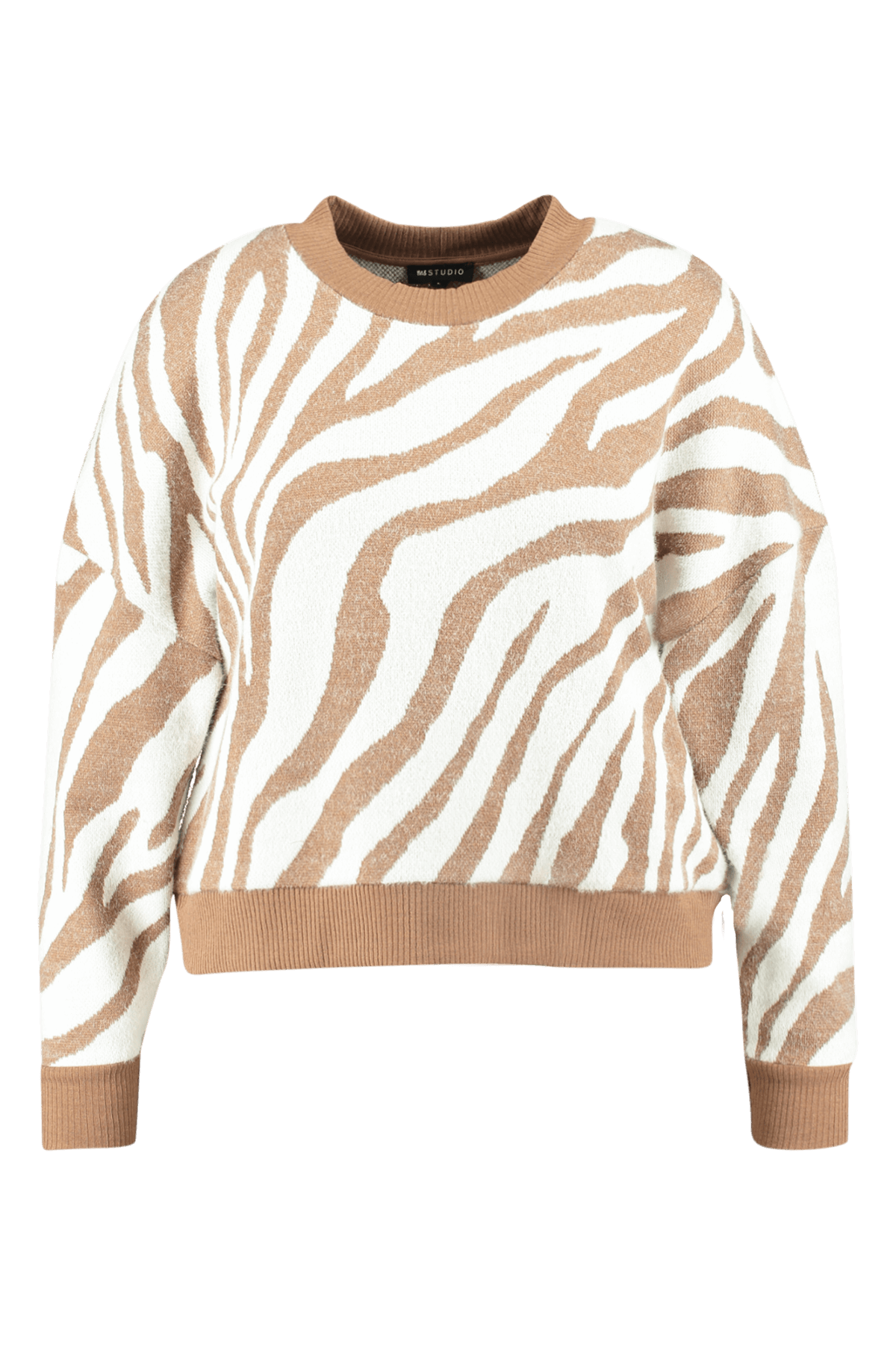 Suéter con estampado de cebra  image number null