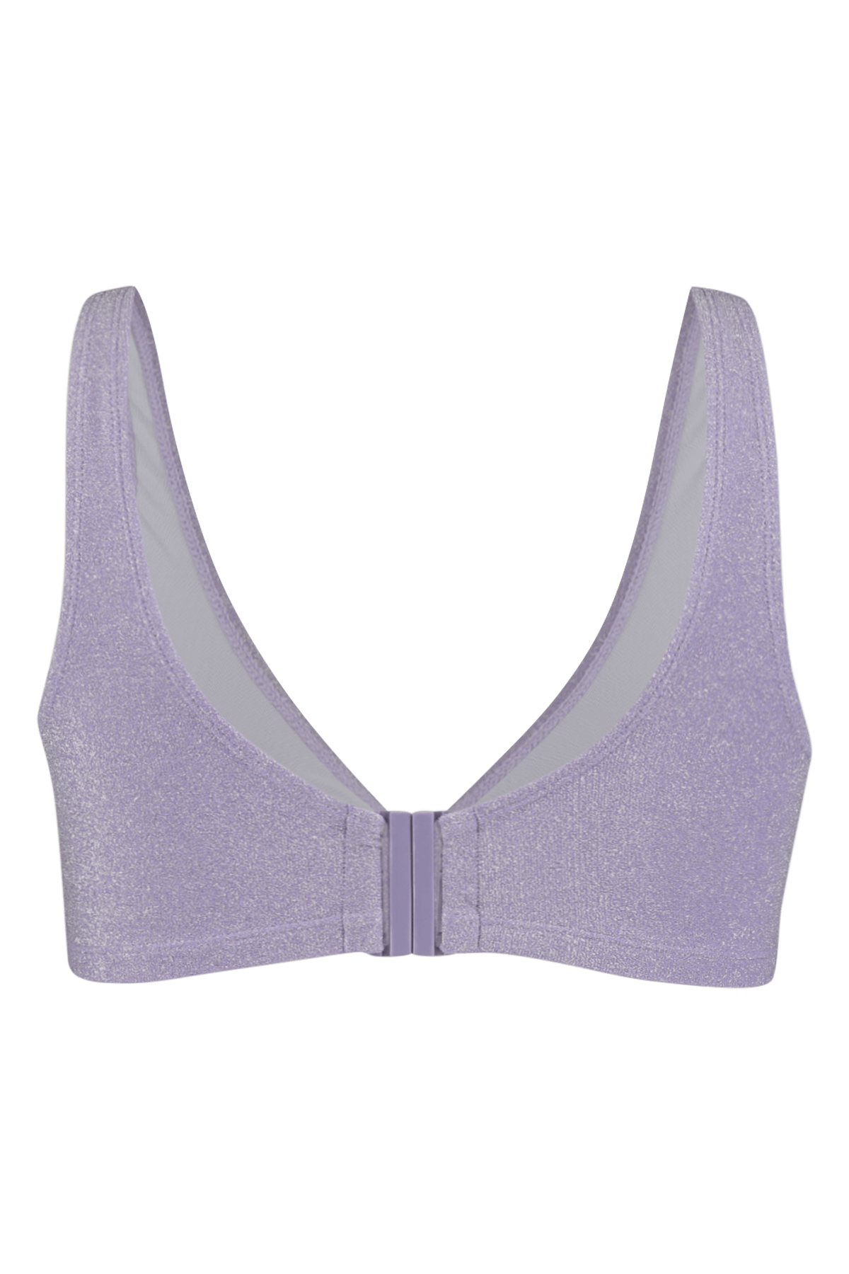 Sujetador de bikini con purpurina image 3