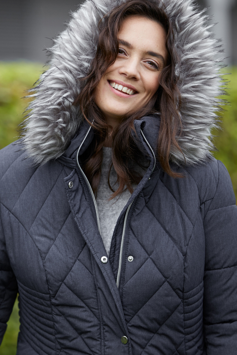 Mujeres Parka acolchada MS Mode