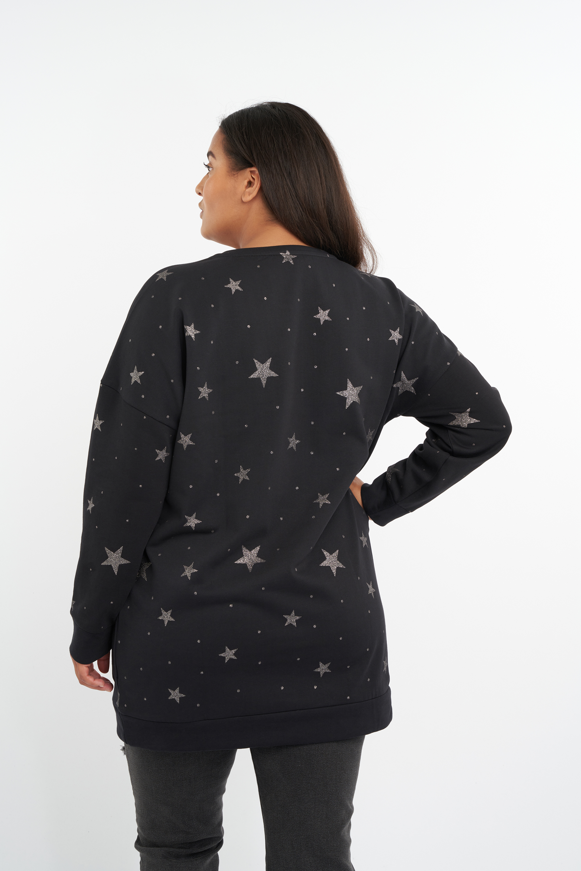 Suéter con estampado de estrellas image number 3