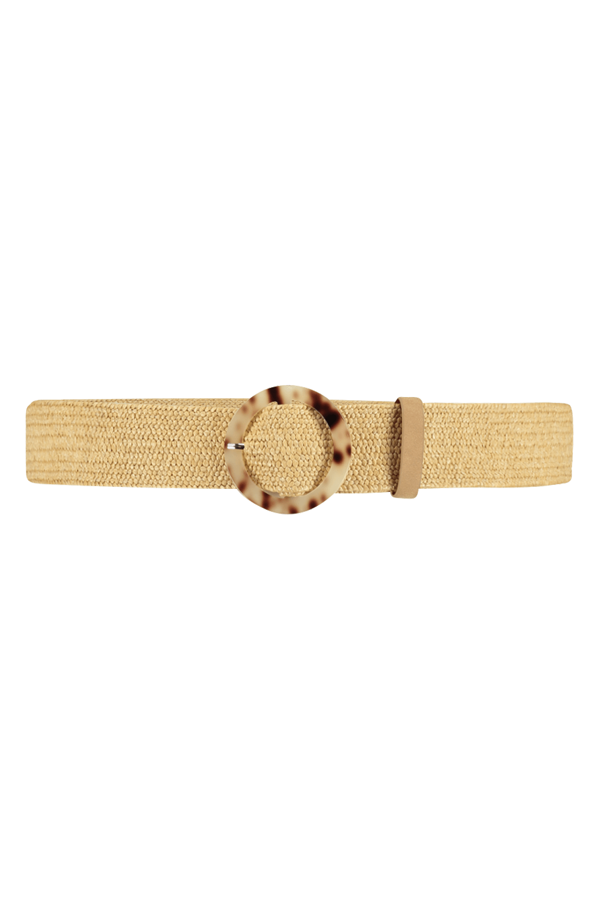 Cinturón con hebilla de madera image 1