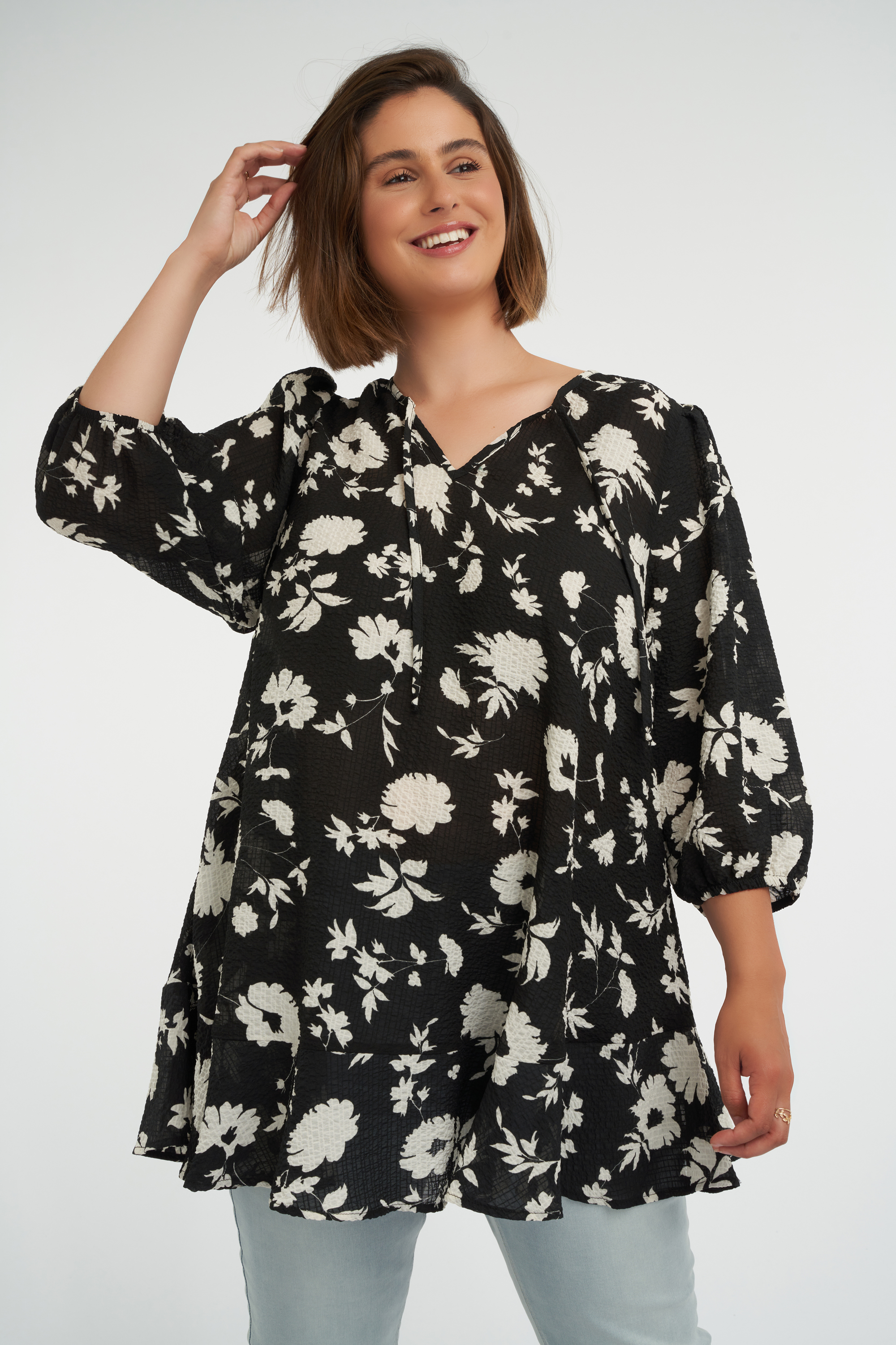 5} Blusa con estampado | Official MS Mode® online store