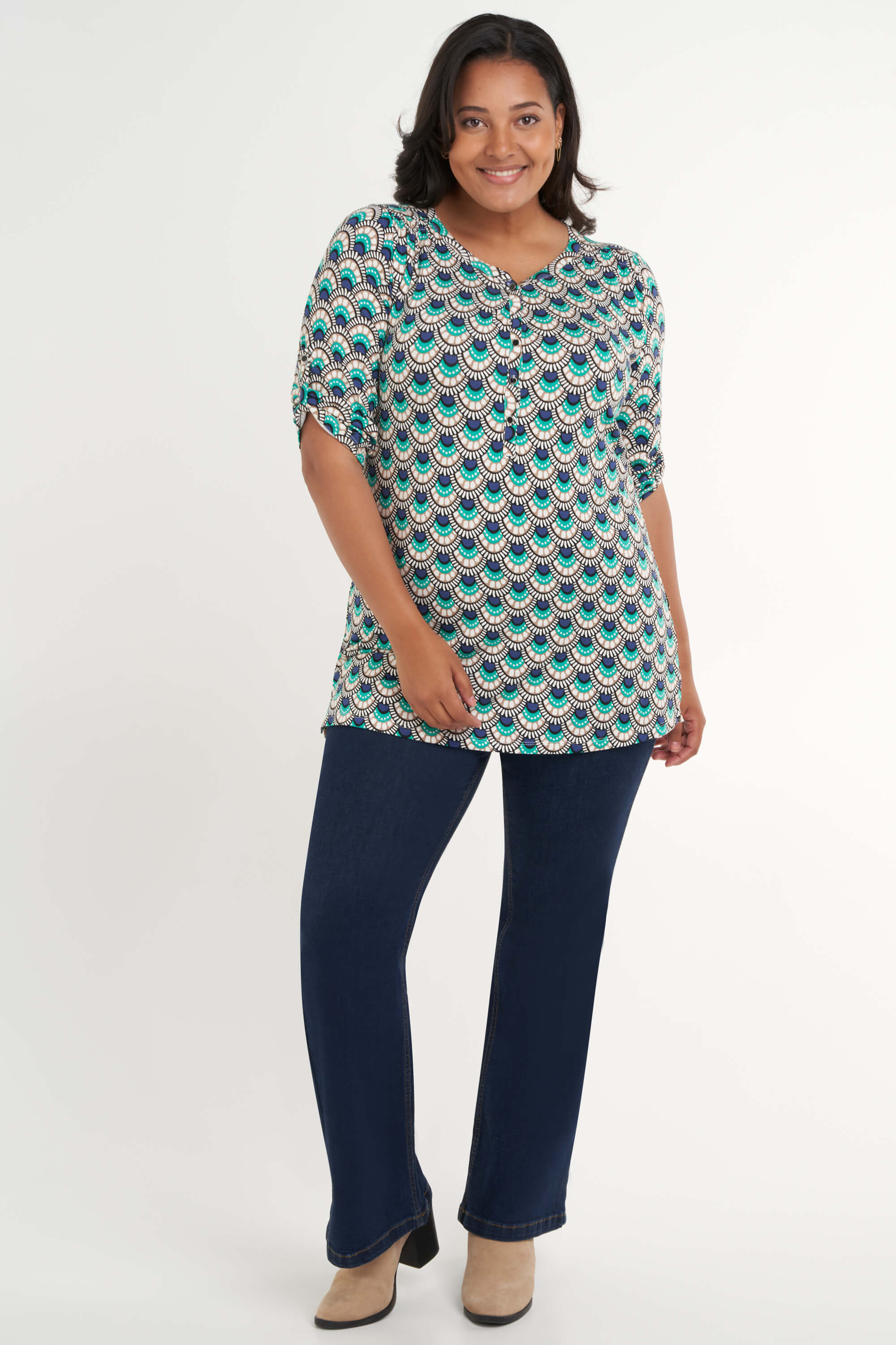 Mujeres Top Multi Green en MS Mode®