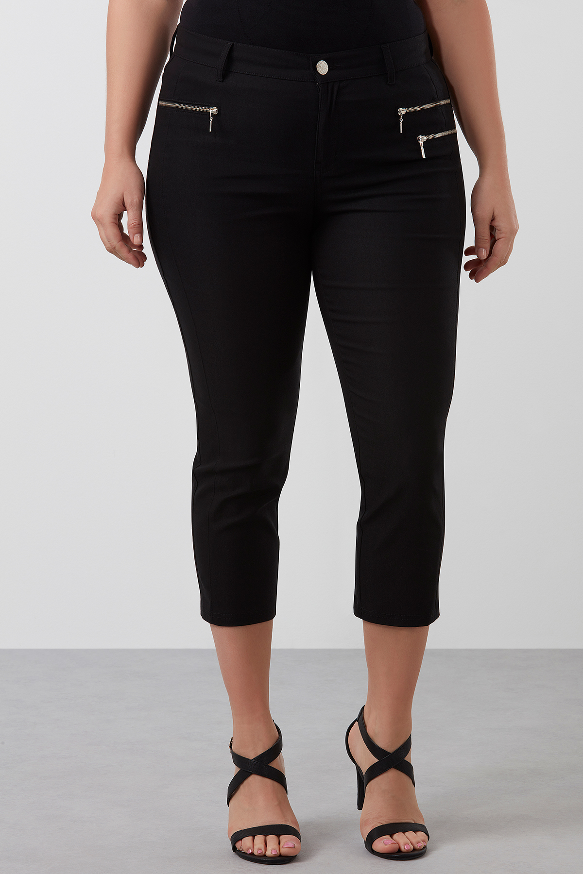 5} Pantalones pirata con cremalleras | Official MS Mode® online store
